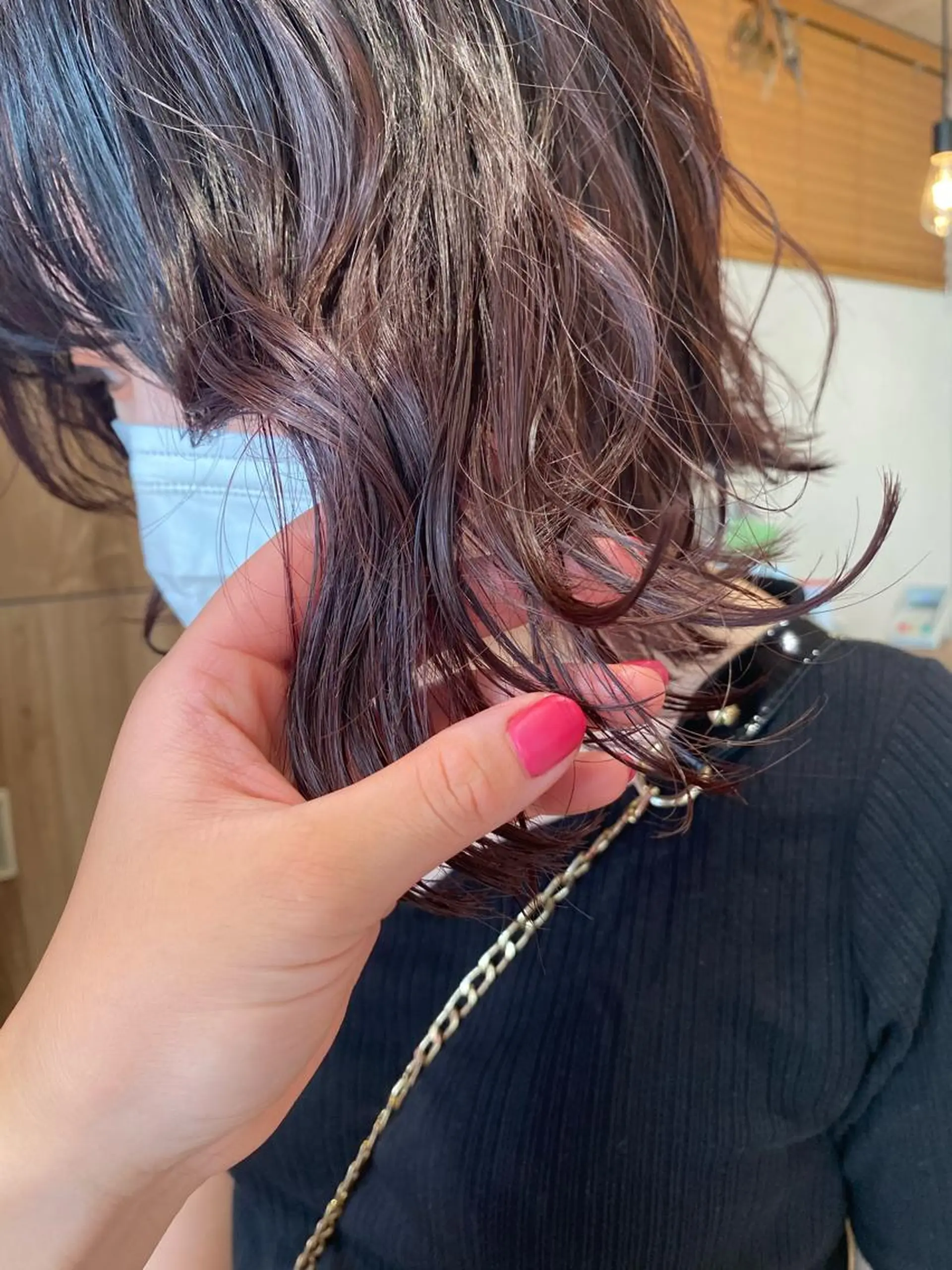 ショート カラー ヘアアレンジ ブリーチ ブリーチなしカラー ピンクカラー ヘアカラー トリートメント ヘッドスパ パーマ指名No1 /namiのヘアスタイル