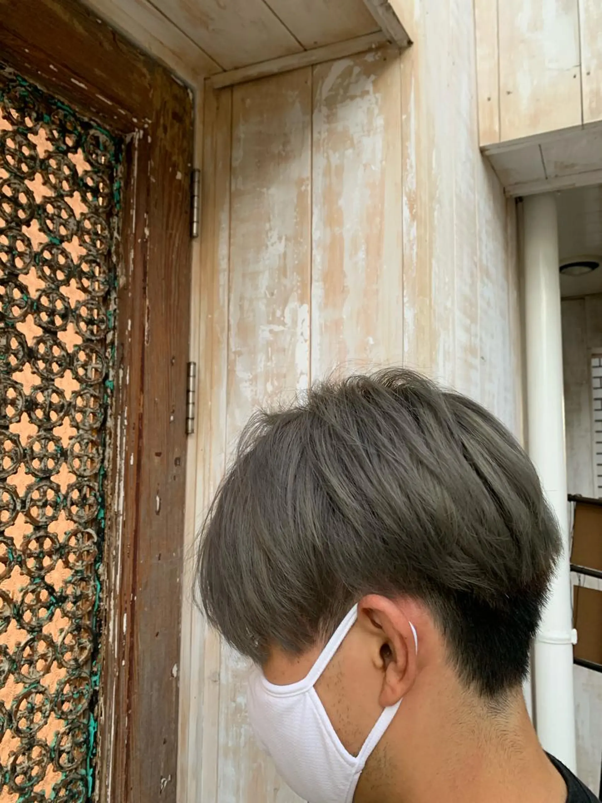 ショート カラー パーマ ヘアアレンジ メンズ メンズハイトーン デザインカラー ハイトーンカラー ヘアカラー Sia中野新橋 『JUNYA』のヘアスタイル