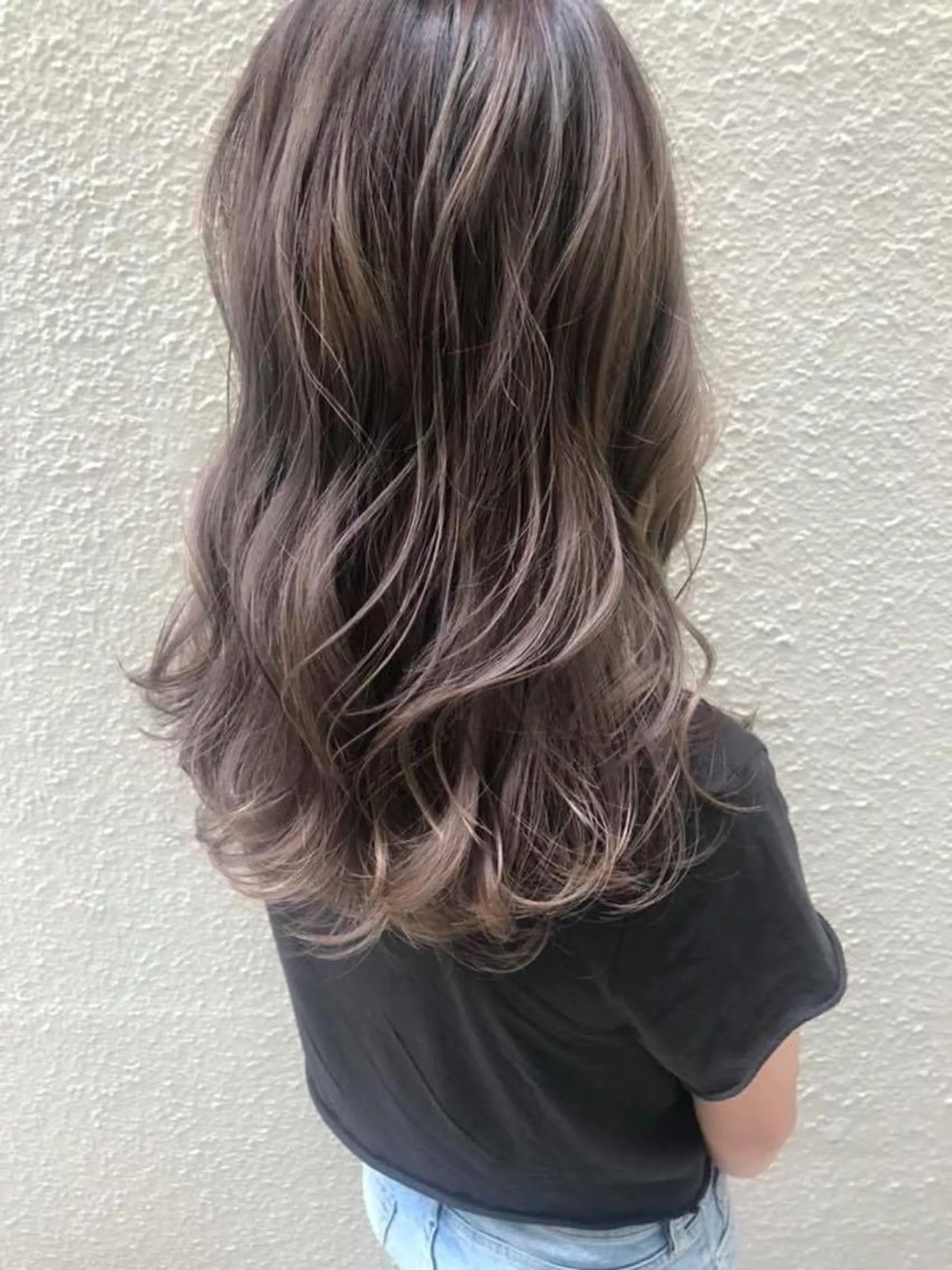 カラー グレージュ ヘアカラー トリートメント FERIAあべの KARINのヘアスタイル