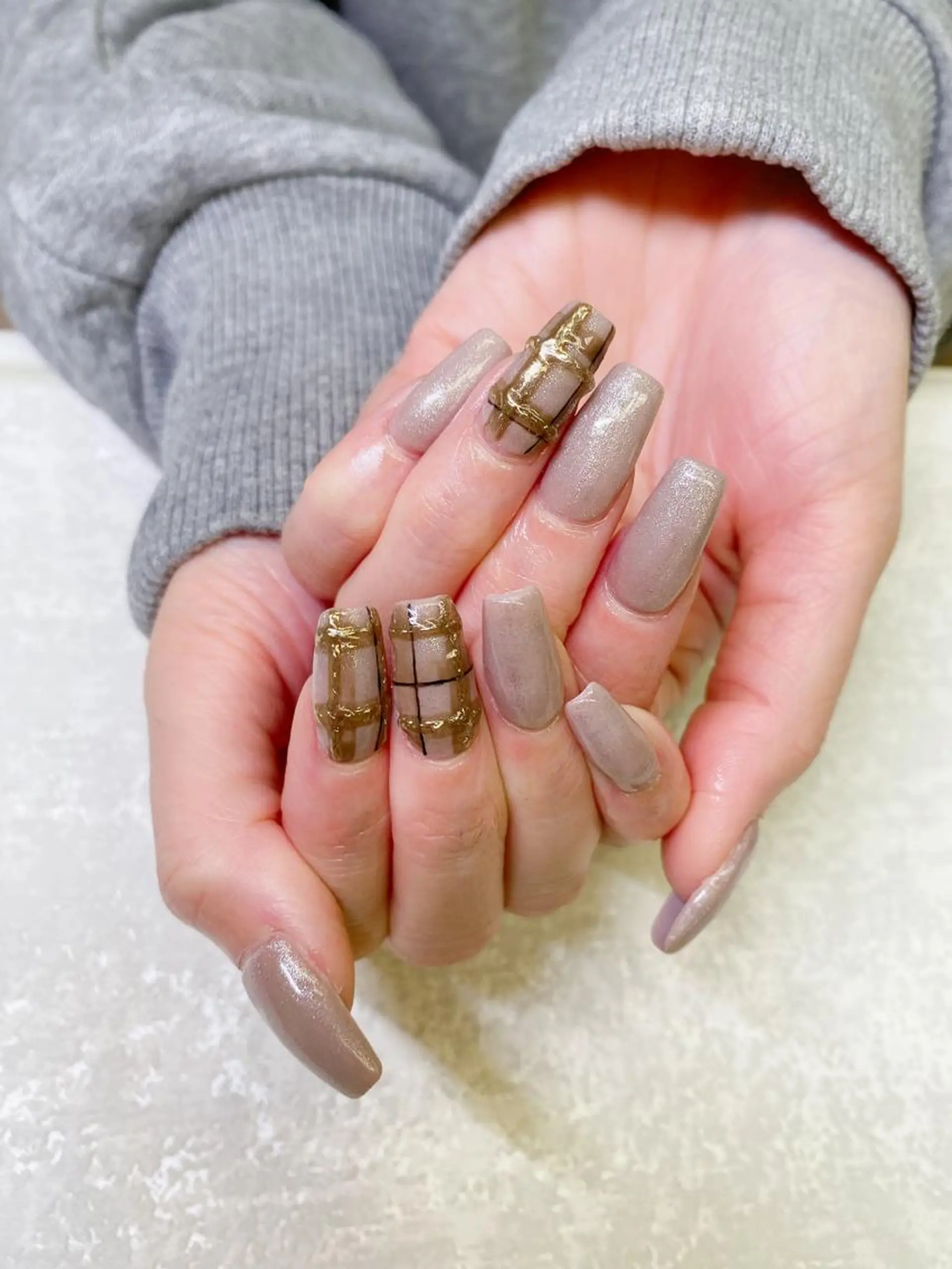 ミディアム ハンドネイル JNA認定講師🌸 RIEのネイルデザイン