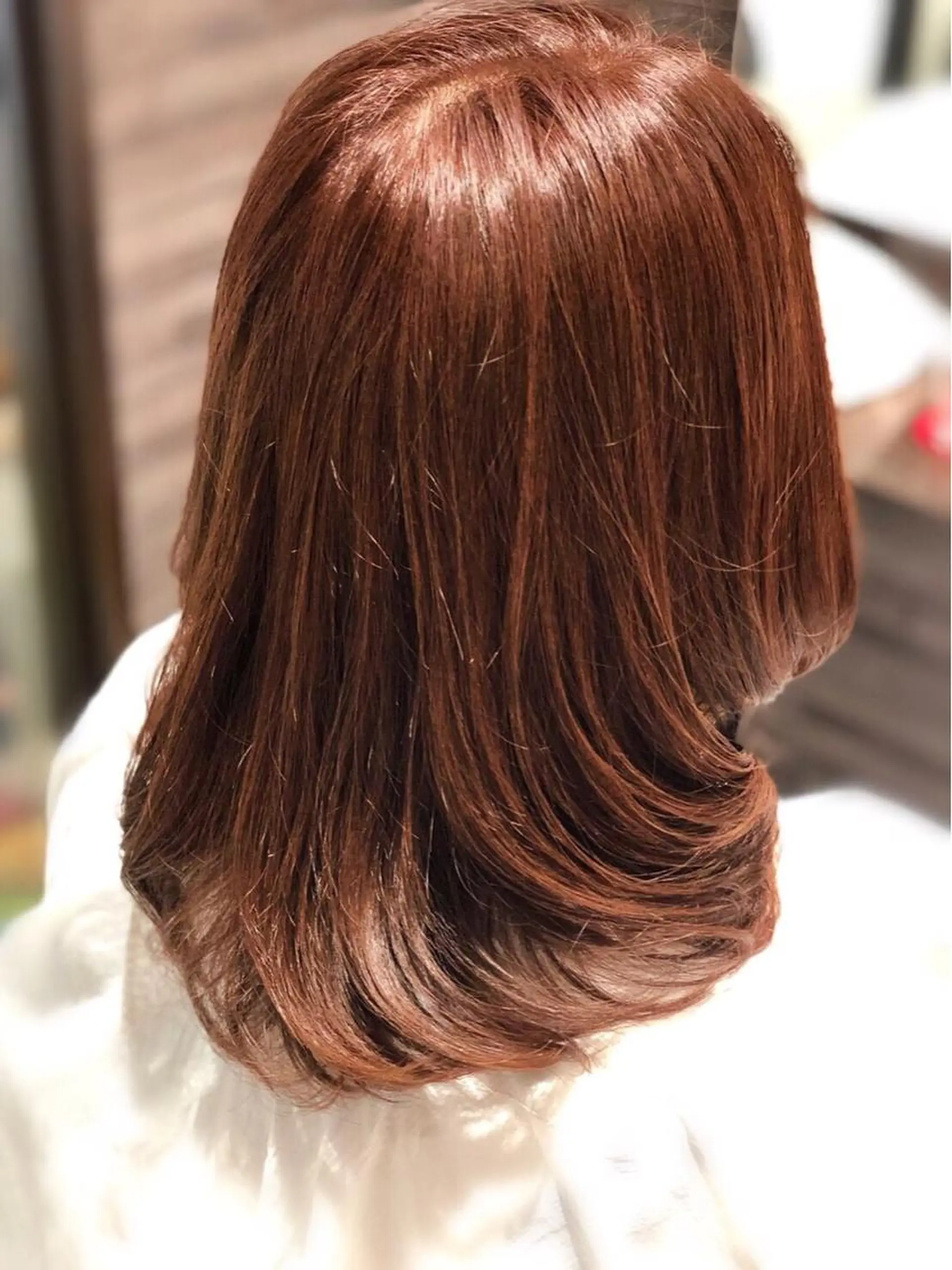 ミディアム ヘアカラー 髪質改善 田沼のヘアスタイル