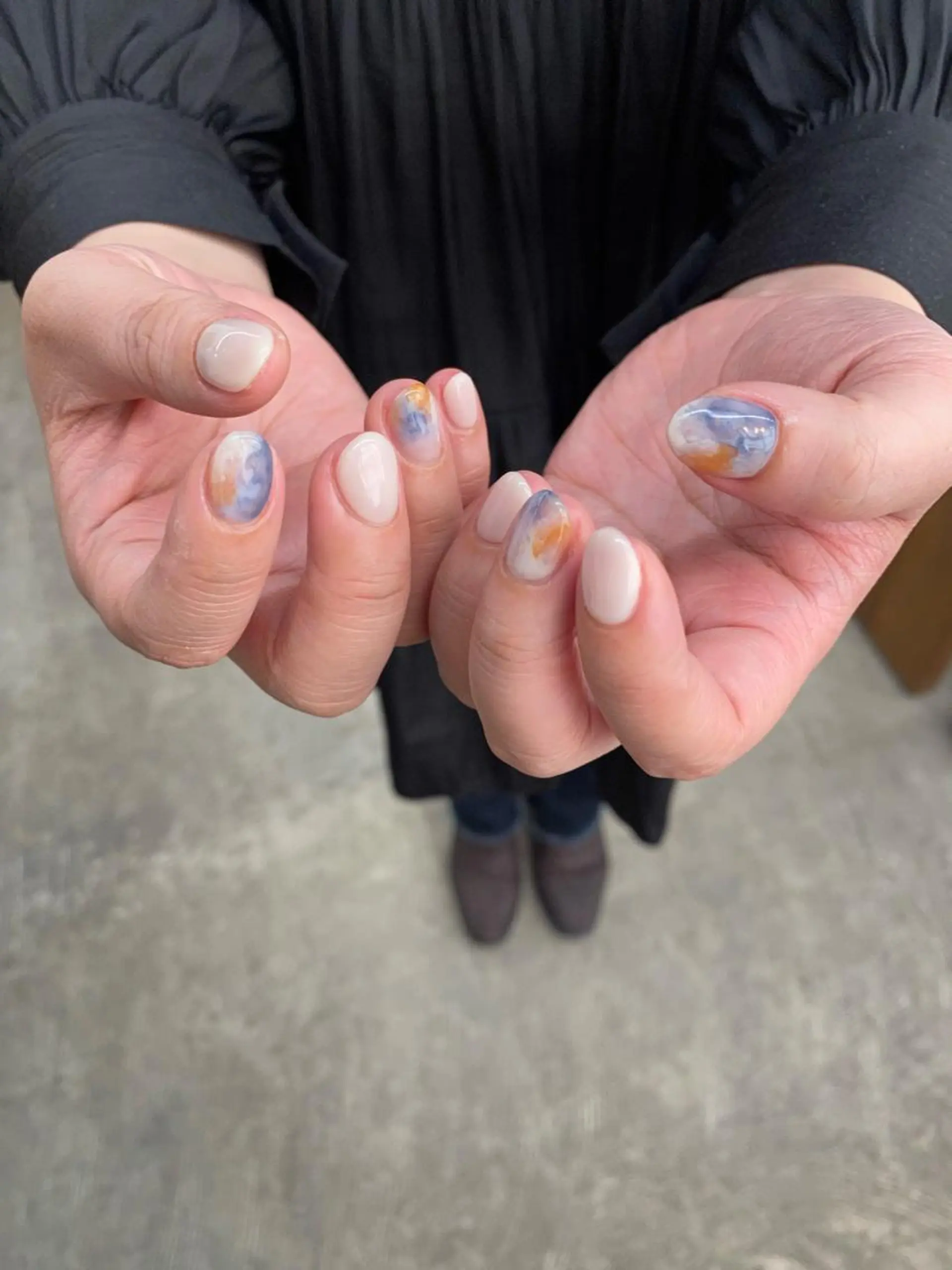 ネイル 春ネイル ハンドネイル nable.所属・栗林 実莉のネイルデザイン