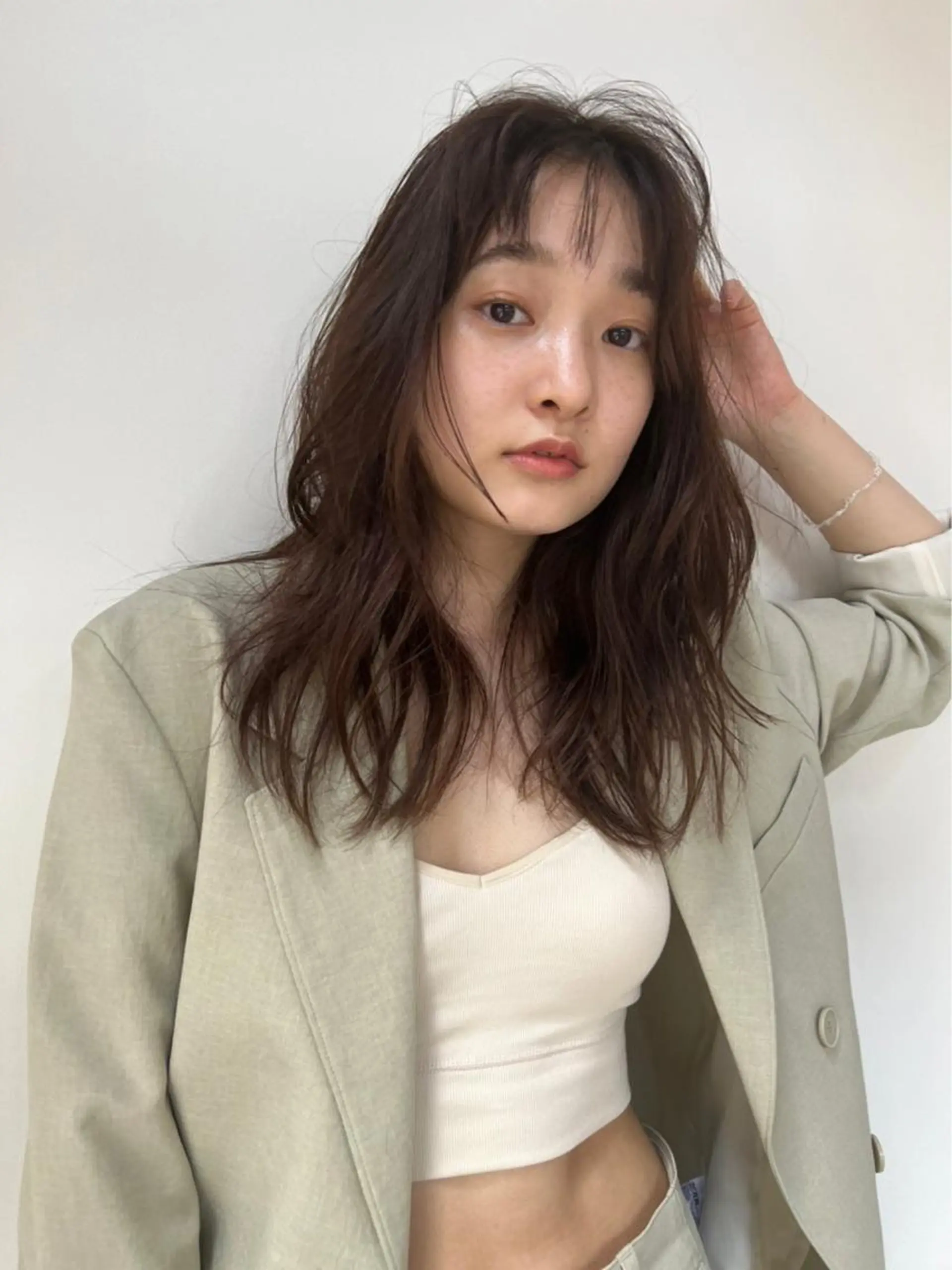 セミロング 斎藤　柚姫 sibell🌿のヘアスタイル