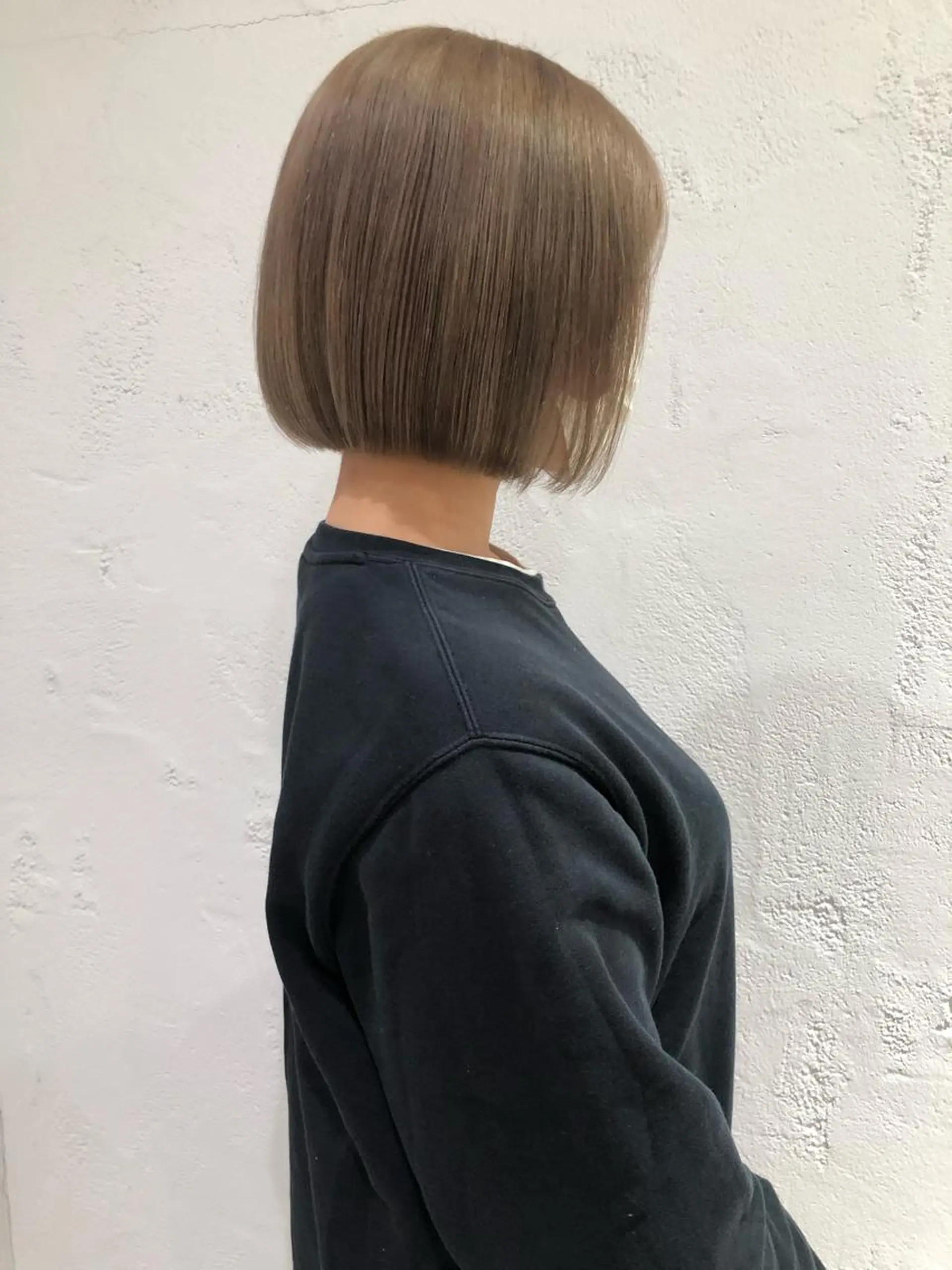 ショート カラー ブリーチ カット ヘアカラー トリートメント ヘアセット 🌷ボブ/髪質改善 ストレートのヘアスタイル