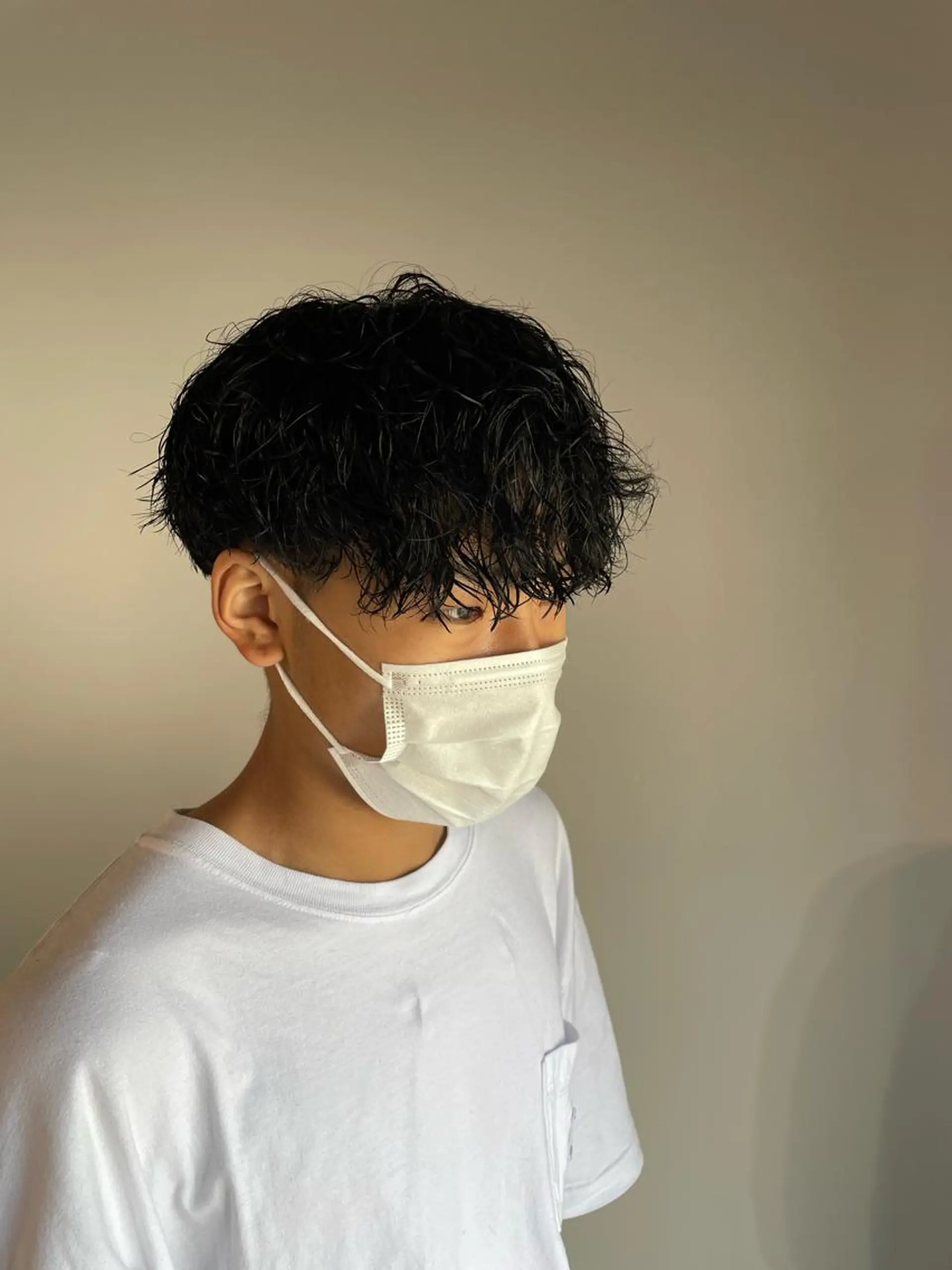 パーマ メンズ La fith hair ray 札幌店所属・顔まわり/W カラー/リョウのヘアスタイル