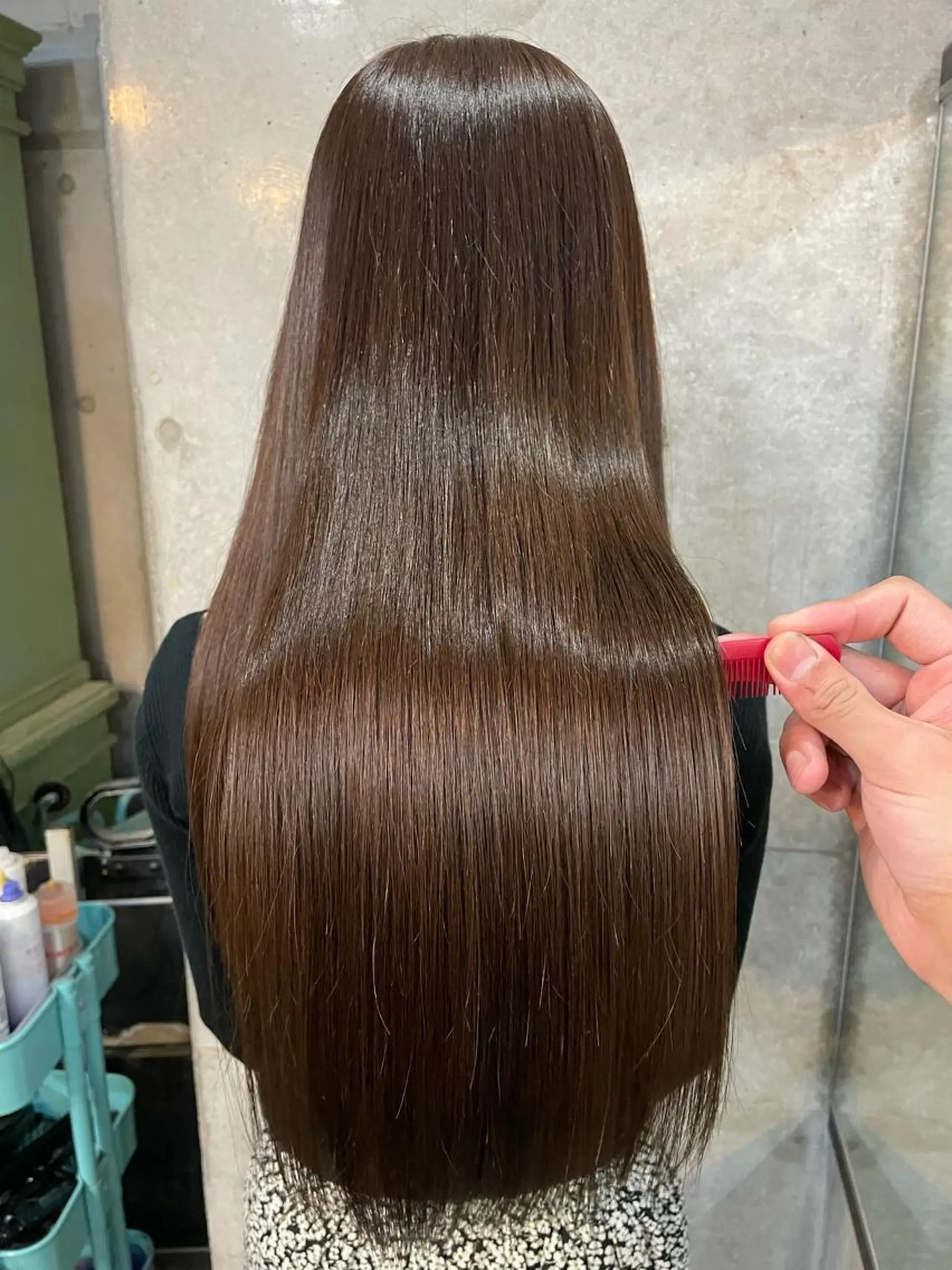 ロング カラー 南堀江🌿パーマ Tetsu【テツ】のヘアスタイル