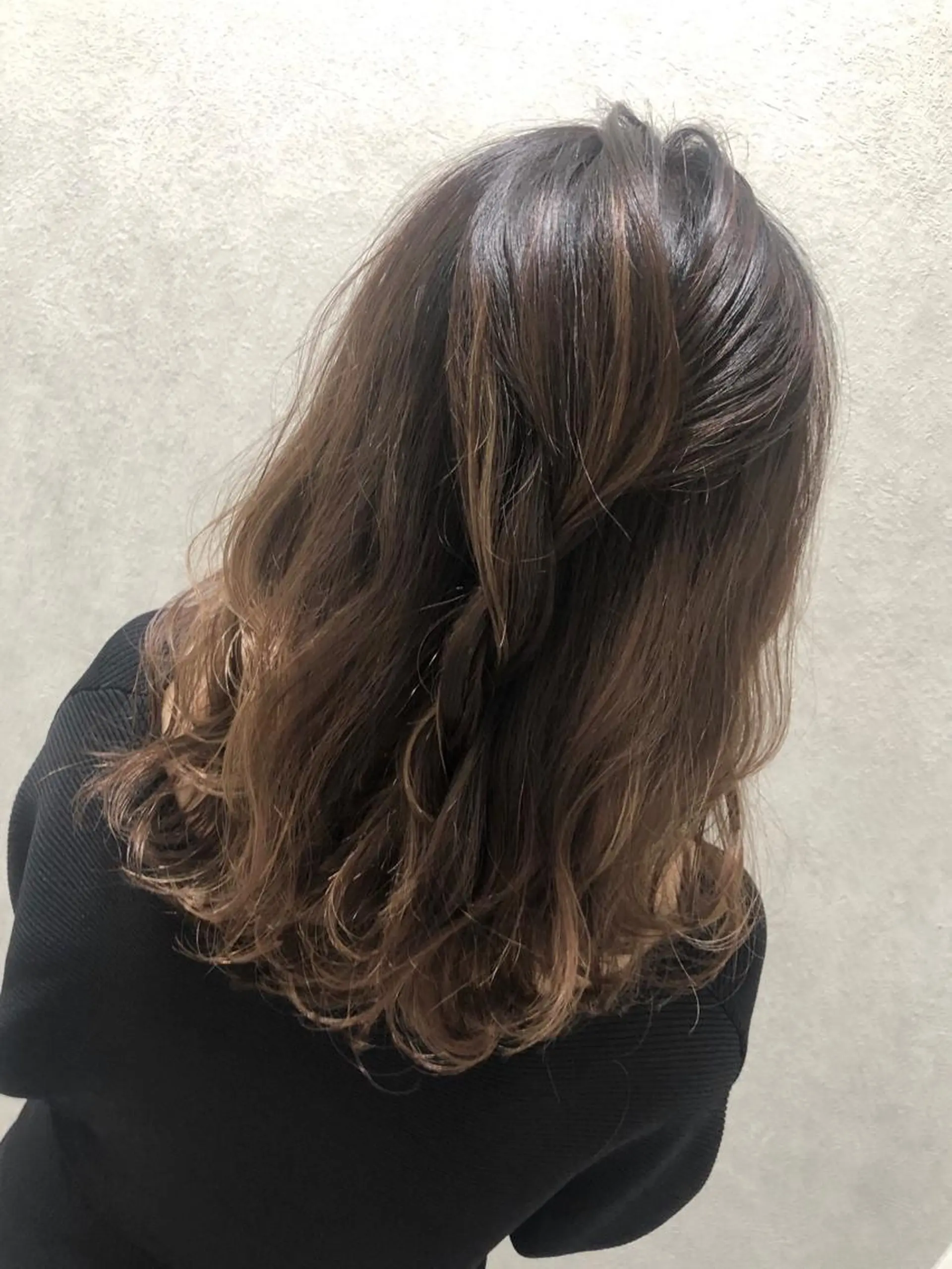 セミロング カラー La fith hair letter所属・Lafith住道 TATSUYAのヘアスタイル