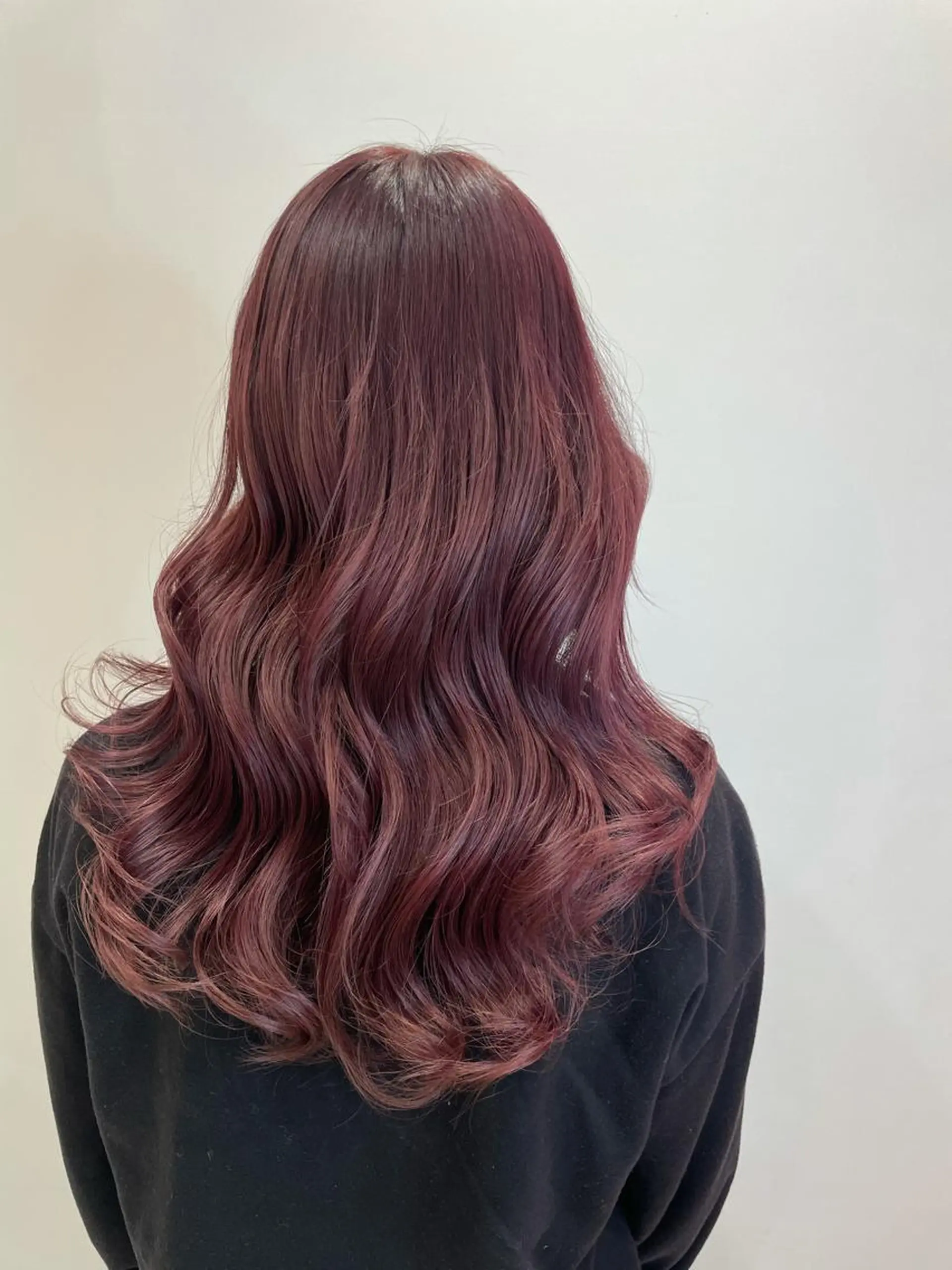 ミディアム カラー ブリーチ ラベンダーカラー ピンクカラー ピンクラベンダー ハッシュカット レイヤー池袋のヘアスタイル