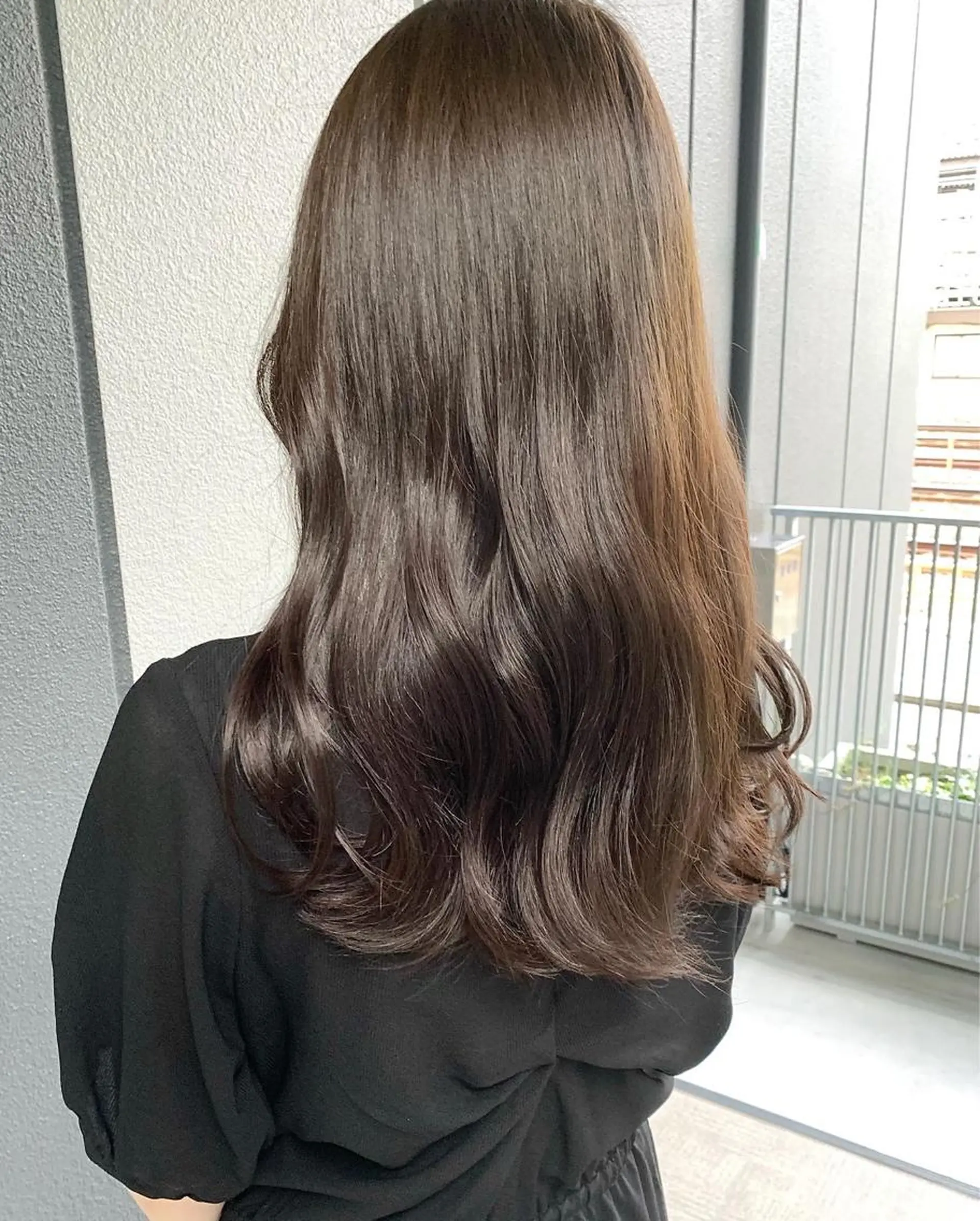 セミロング カラー カット ヘアカラー トリートメント 樫原裕二 /柔らかいカラーのヘアスタイル