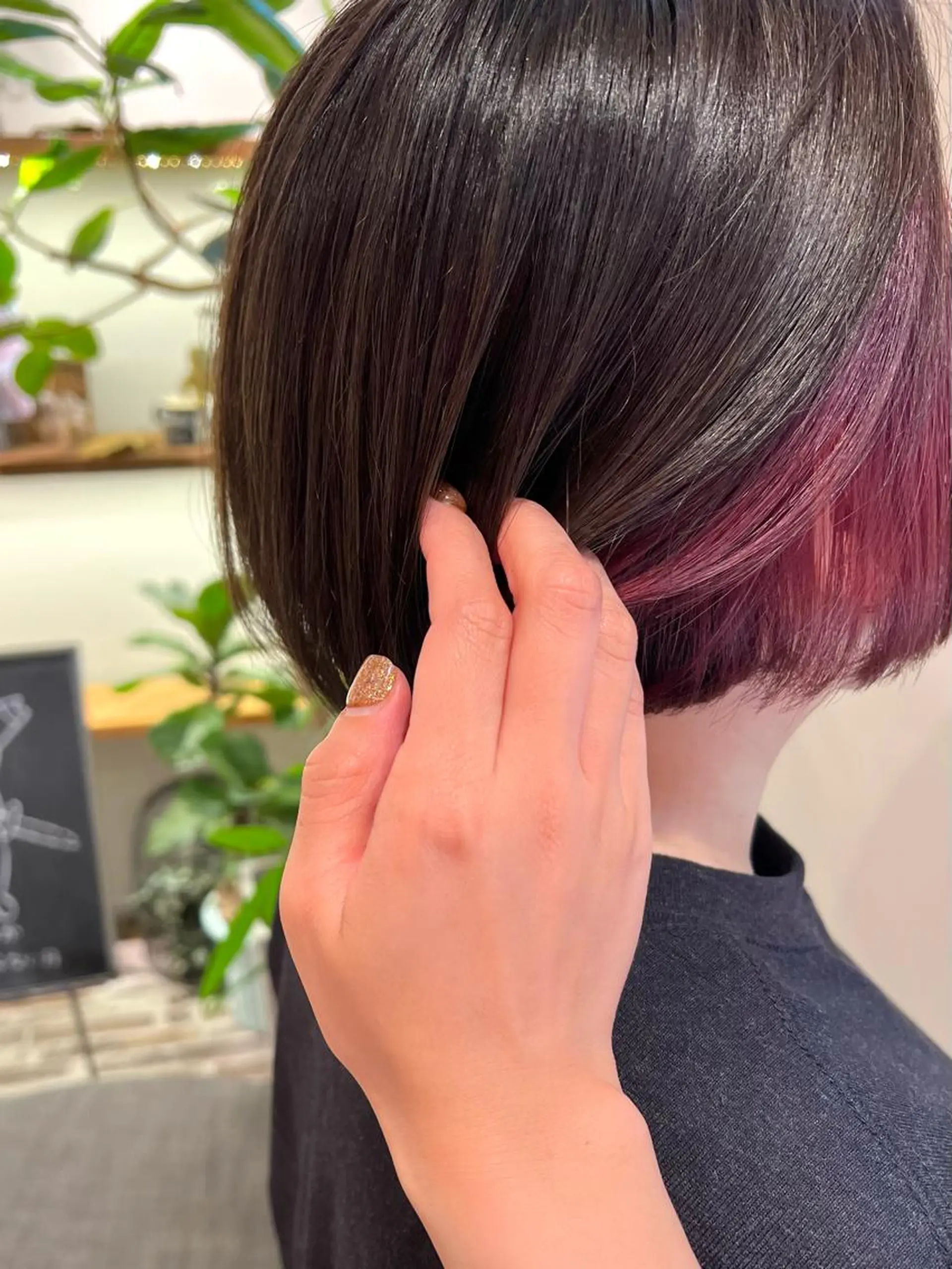 ミディアム カット ヘアカラー トリートメント 美容室tanacocolo所属・草野 ゆずきのヘアスタイル