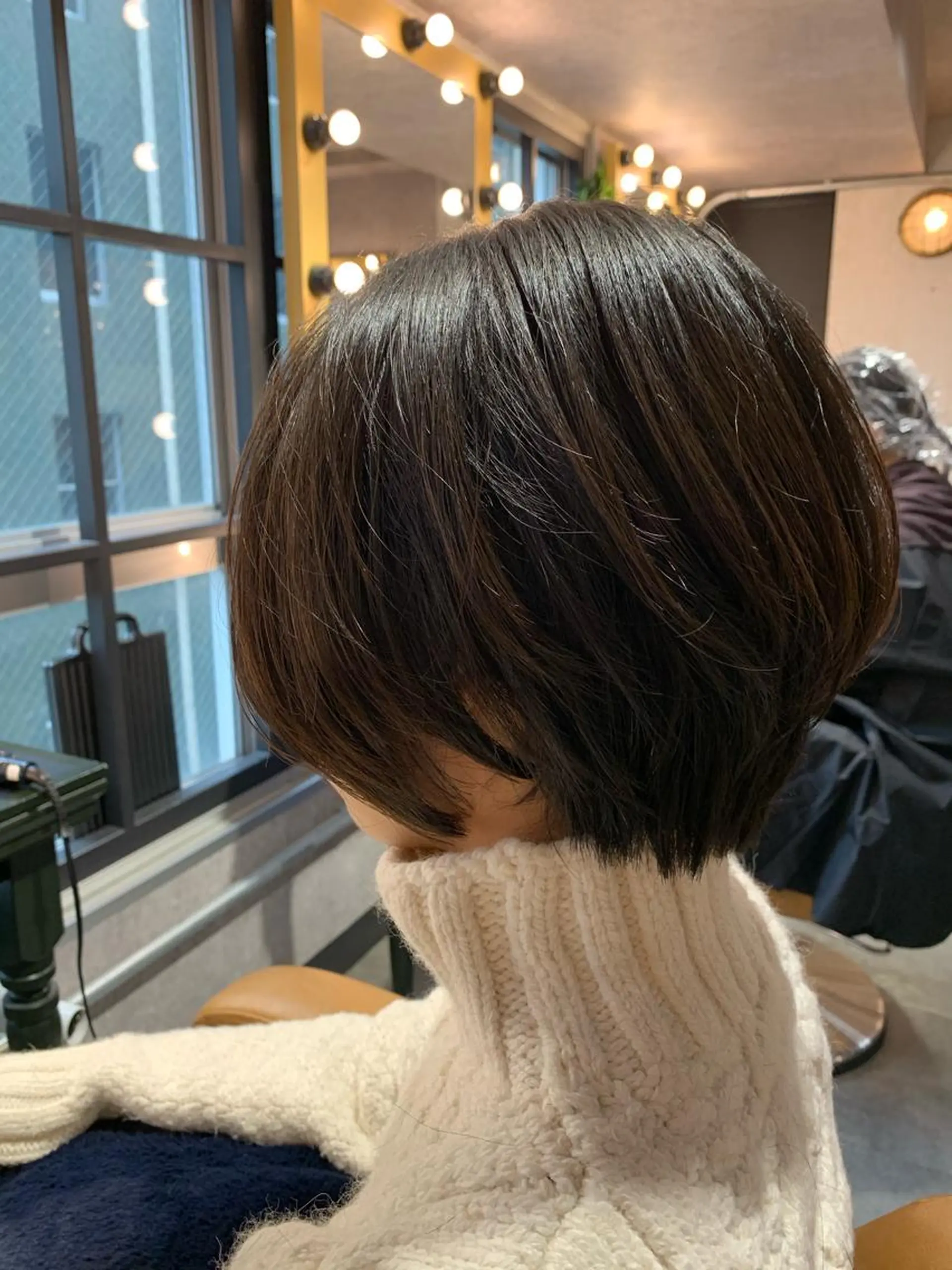 ショート カット ヘアカラー トリートメント 縮毛/ショート/ ボブ/レイヤー/小原のヘアスタイル