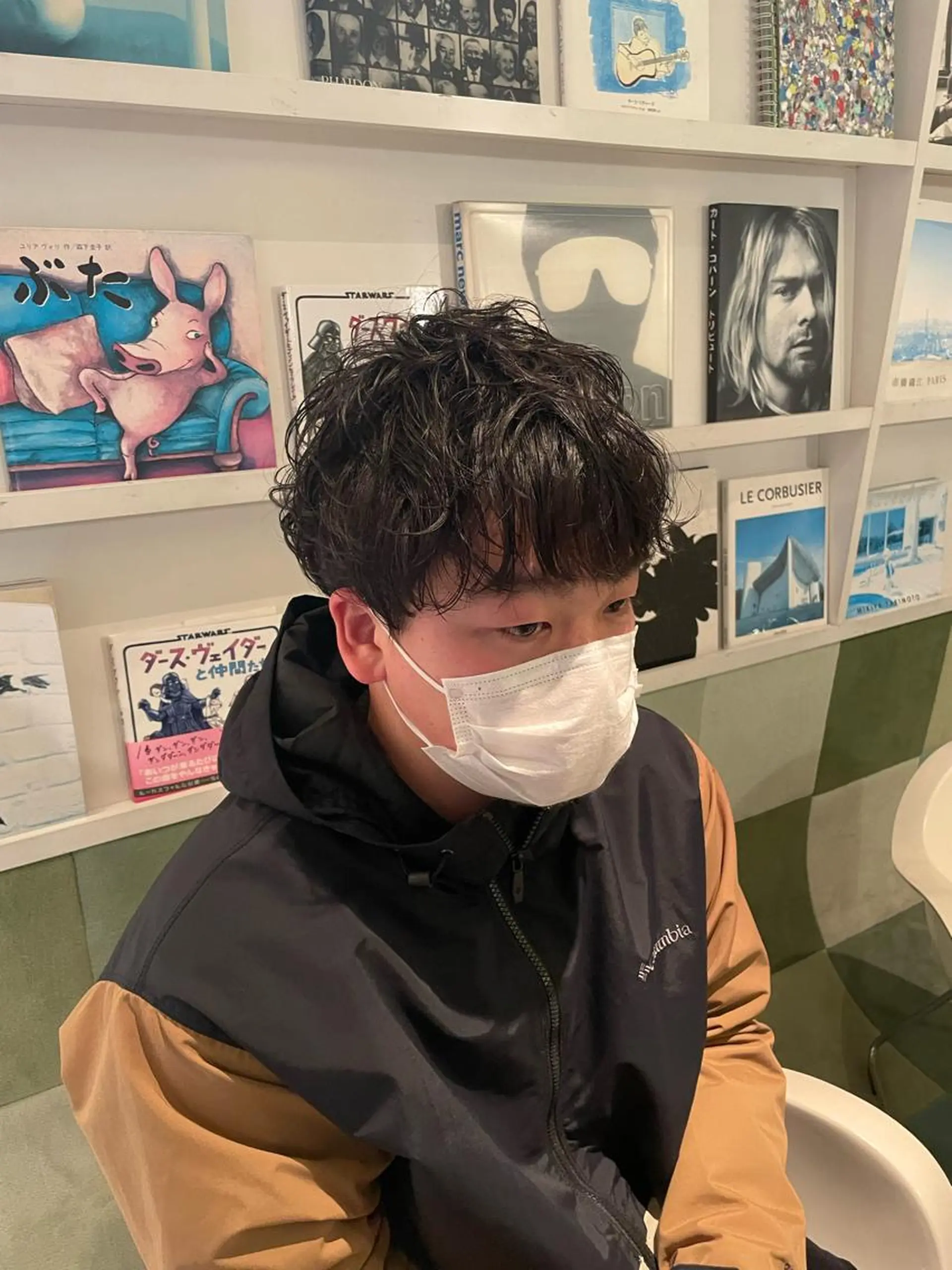 パーマ メンズ メンズパーマ カット パーマ 塚田 銀太のヘアスタイル