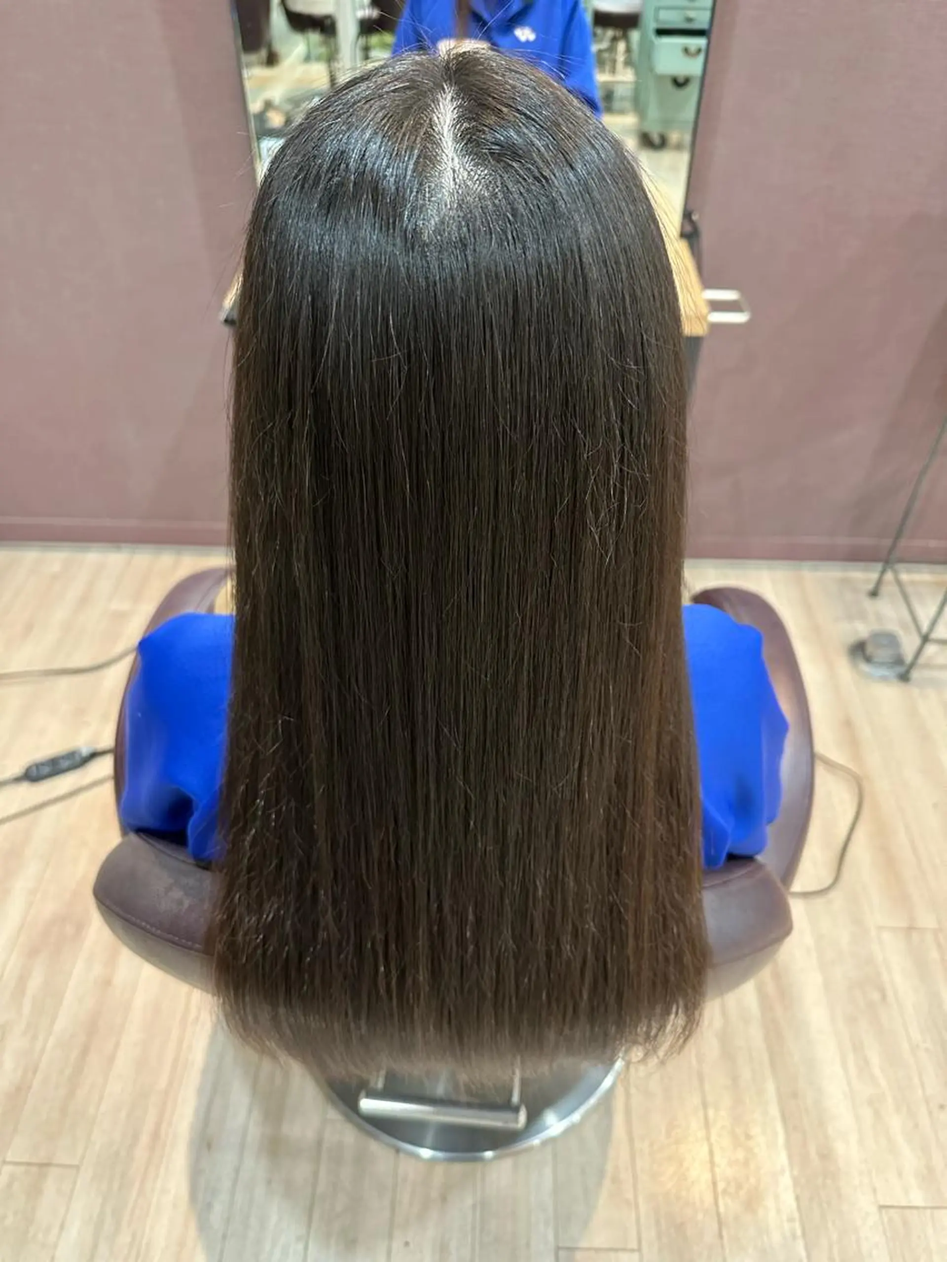 ロング 縮毛矯正 ツヤ髪質改善 💜れいな💜のヘアスタイル