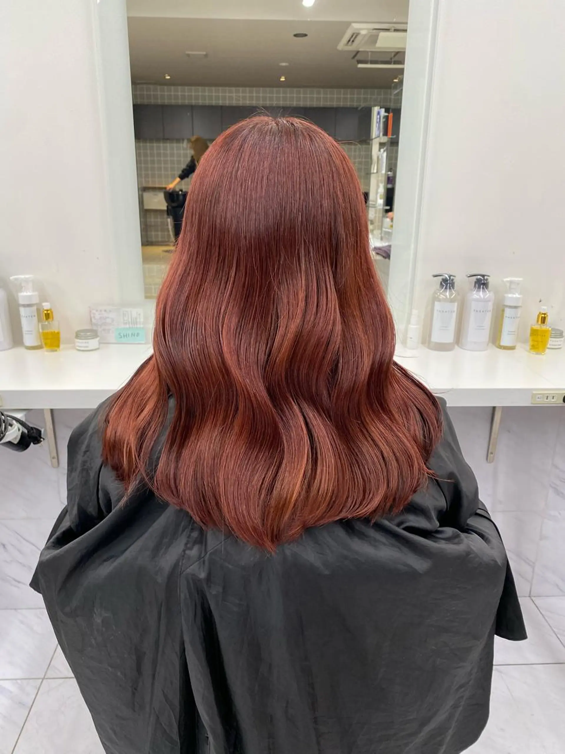 ロング カラー ヘアアレンジ キッズ ベージュカラー ピンクカラー ピンクベージュ TRUNAIL&EYE所属・TRU Shino🦋のマツエク・マツパデザイン