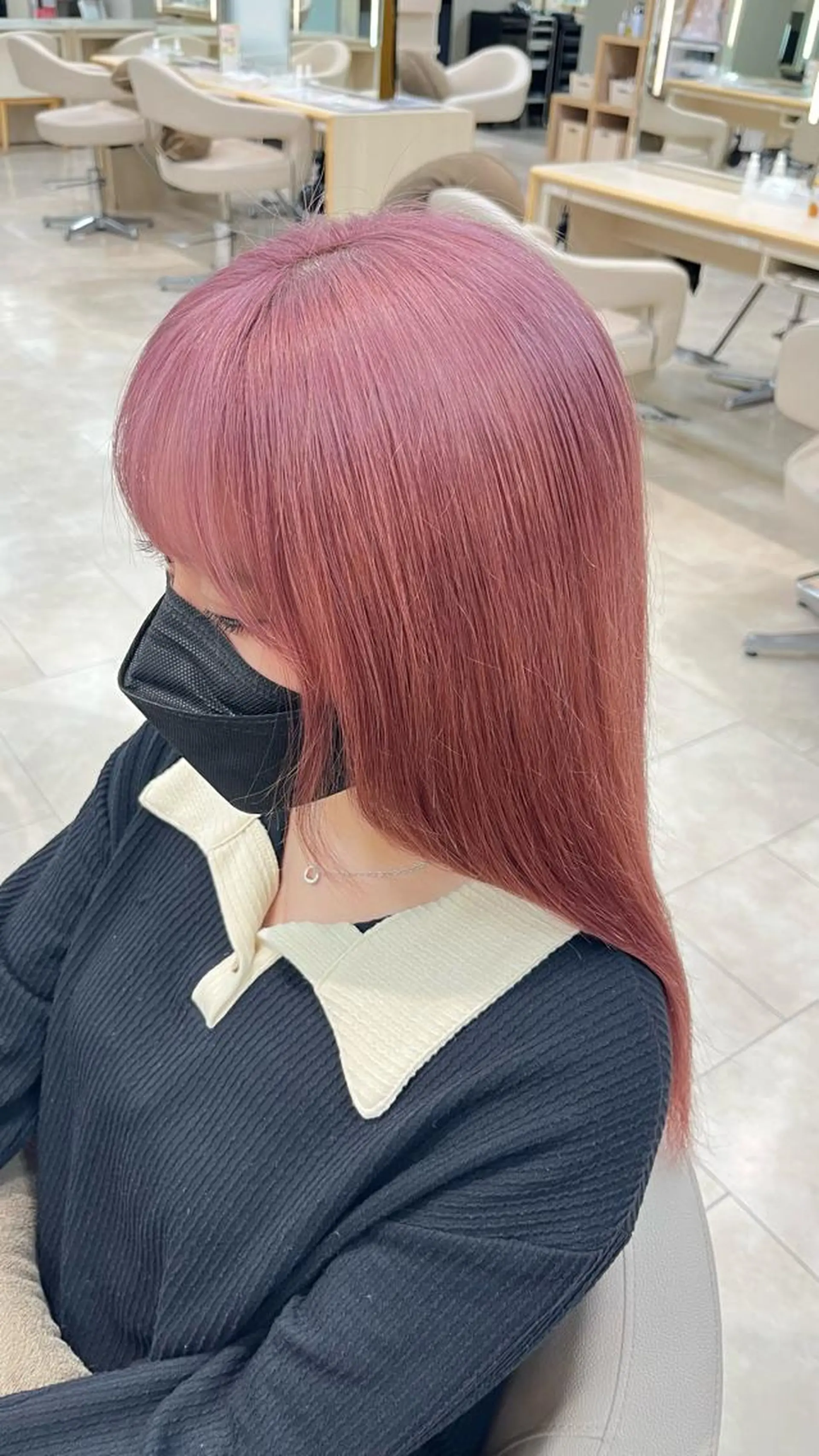ミディアム カラー 暖色専門美容師🎀 お客様満足度◎のヘアスタイル