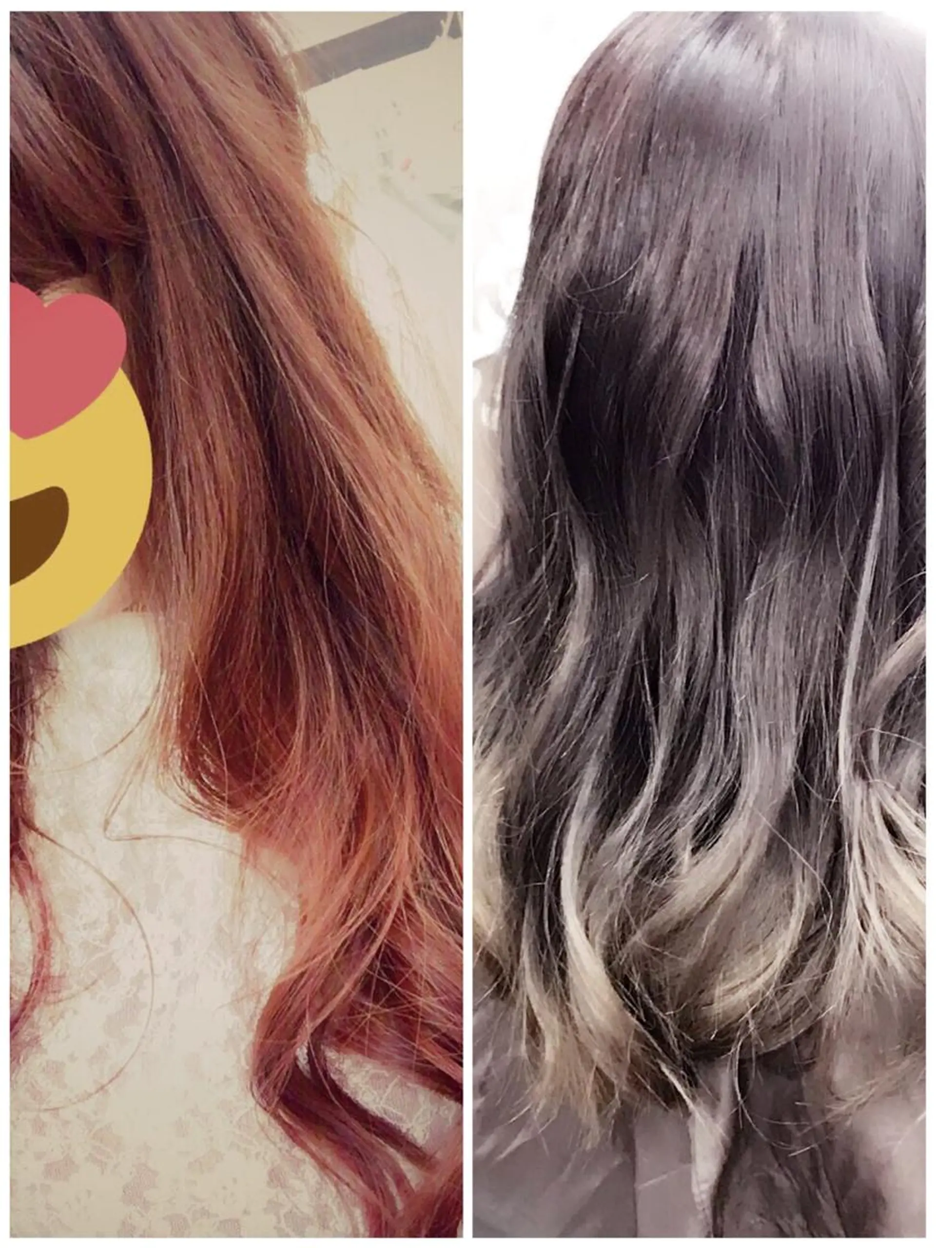 ロング カラー グラデーションカラー ヤナ マネージャーのヘアスタイル