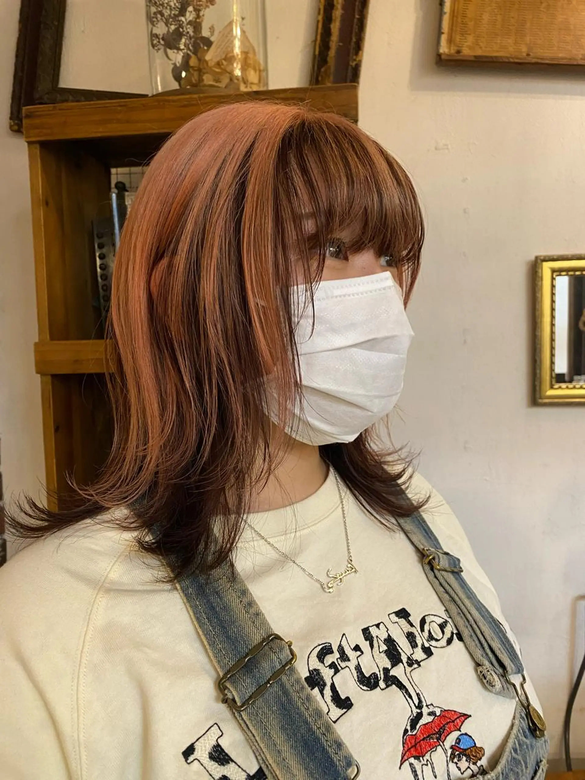 ミディアム ヘアカラー sea's所属・ヒラカホ/矢場町/ ブリーチ/似合わせのヘアスタイル