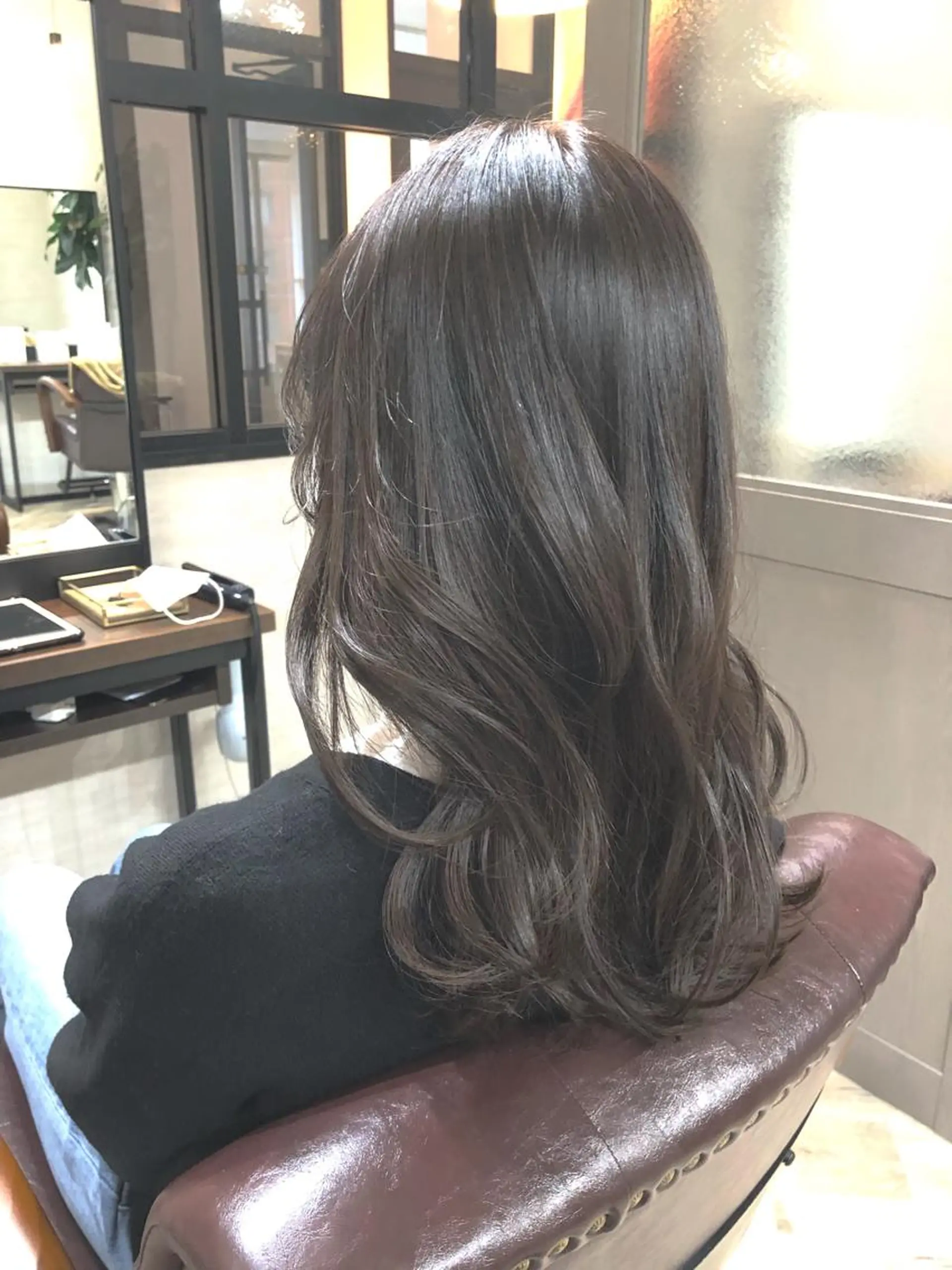 セミロング カラー 韓国風ヘア レイヤーカット 顔まわり職人🇰🇷 韓国ヘア/KAITOのヘアスタイル