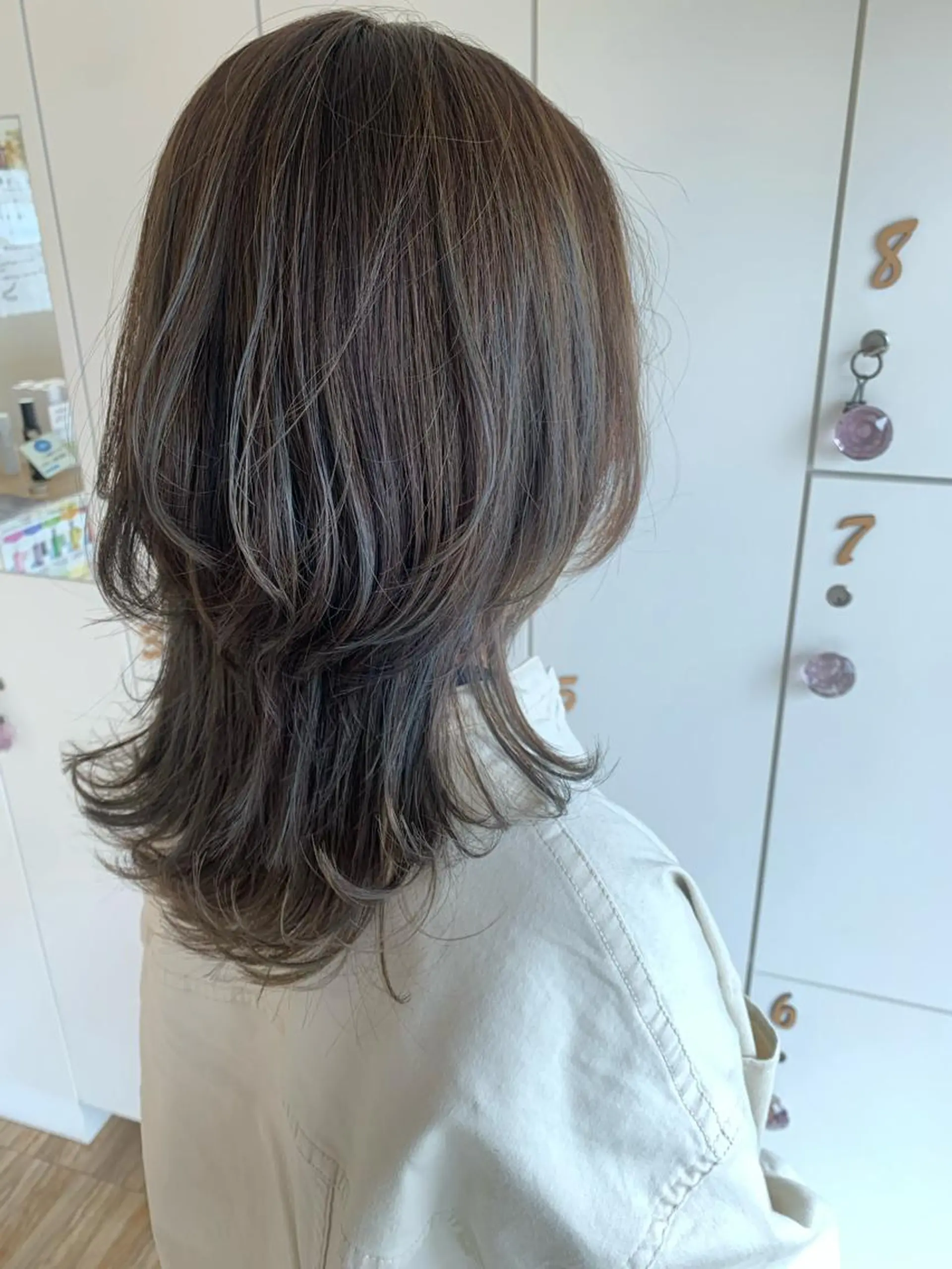 ロング カラー 🫧ウルフカット/ 畑中結衣🫧のヘアスタイル