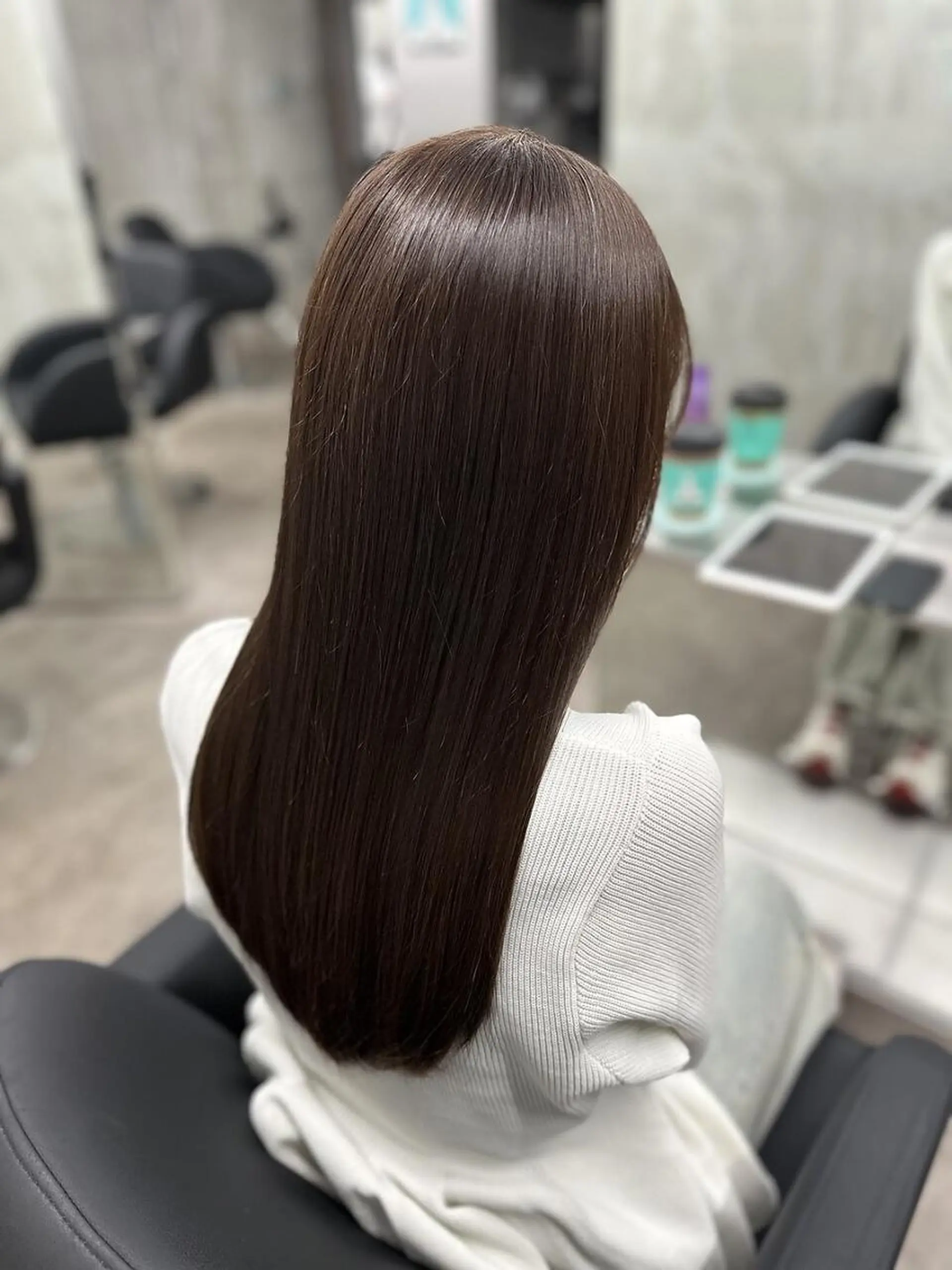 ロング 縮毛矯正 トリートメント 代表 中島貴志のヘアスタイル