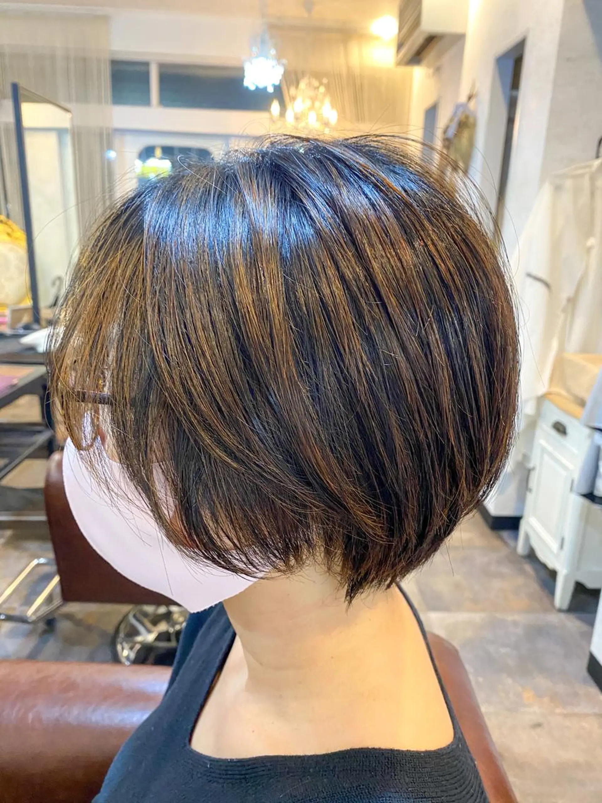 ショート カラー ⭐️ショート⭐️美髪 矯正⭐️水口陸のヘアスタイル