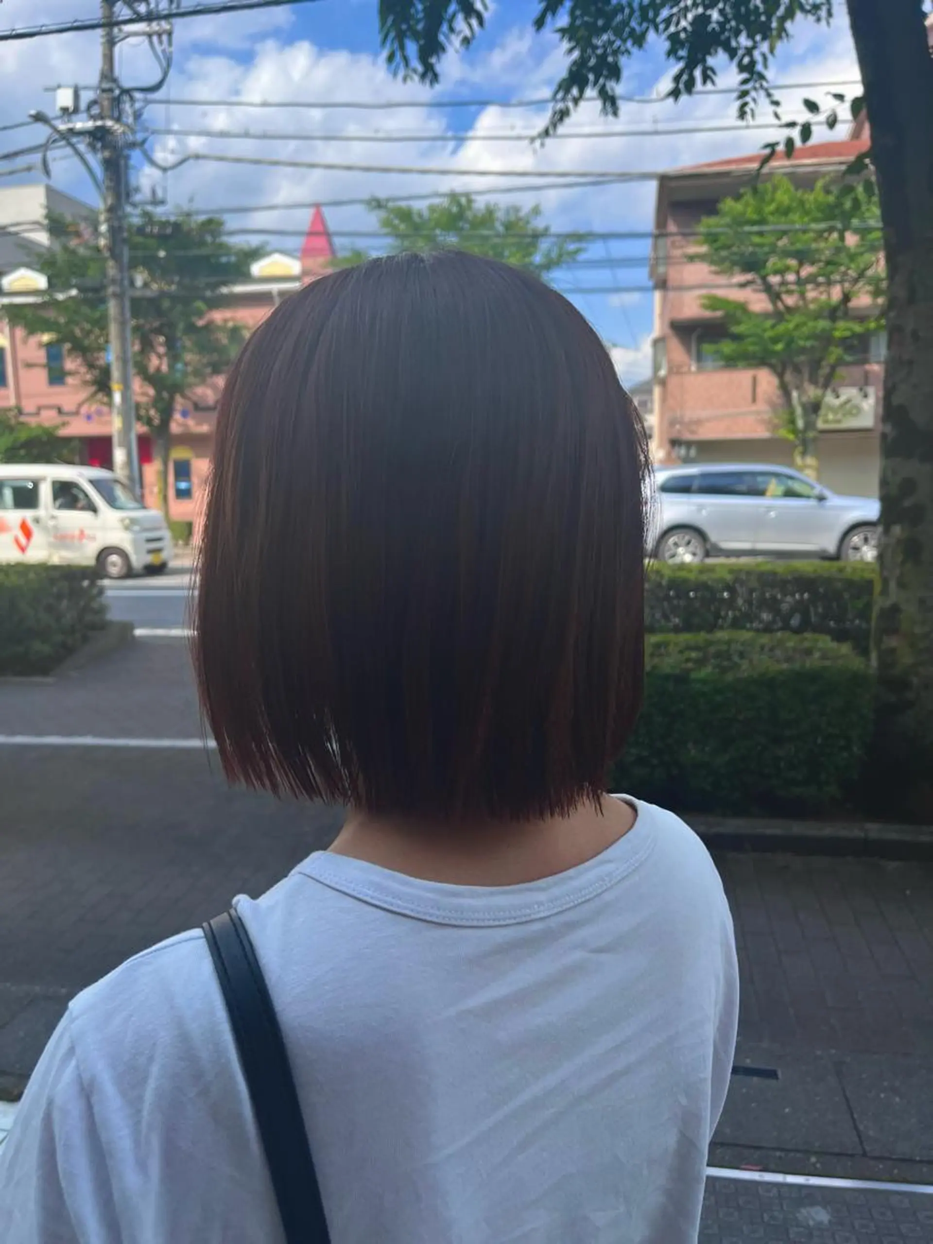 ミディアム カラー 透明感/ハイトーン Annaのヘアスタイル