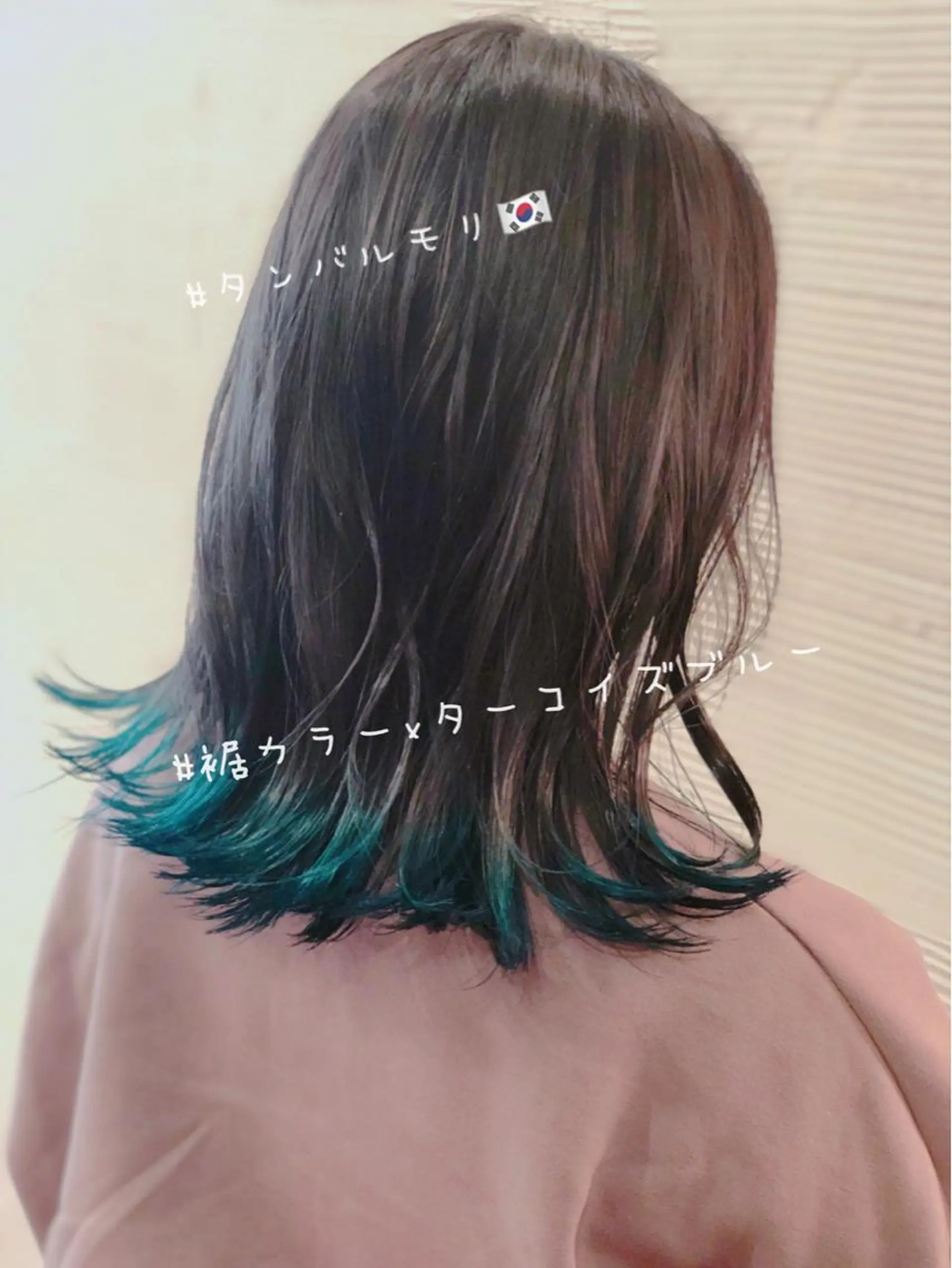 ミディアム カラー ✖️リーアキト LEEAKITO✖️のヘアスタイル