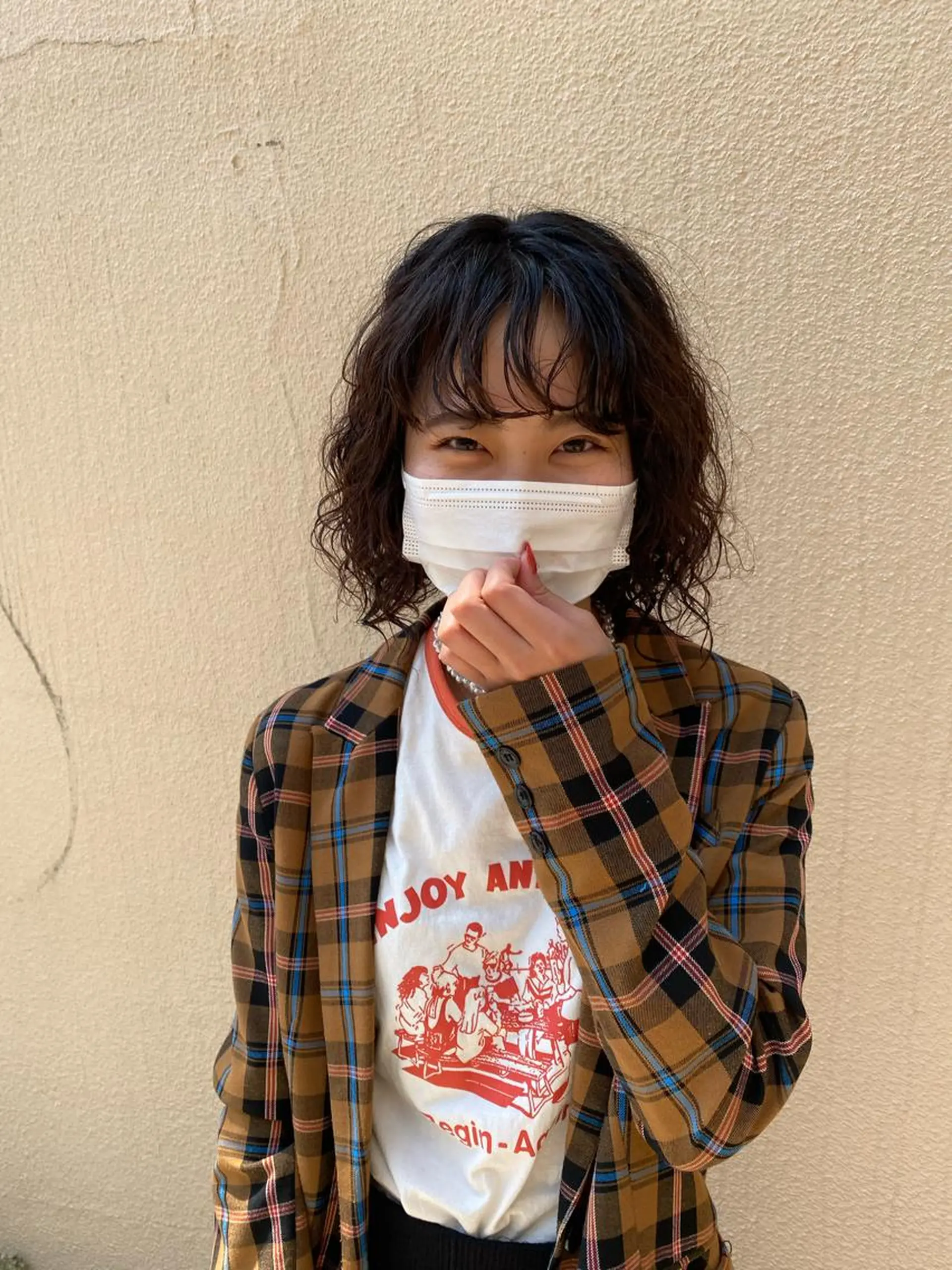 ミディアム パーマ ヘアアレンジ ミディアムパーマ 似合わせカット プードルパーマ お任せヘア☘️☘️ 及川渚のヘアスタイル