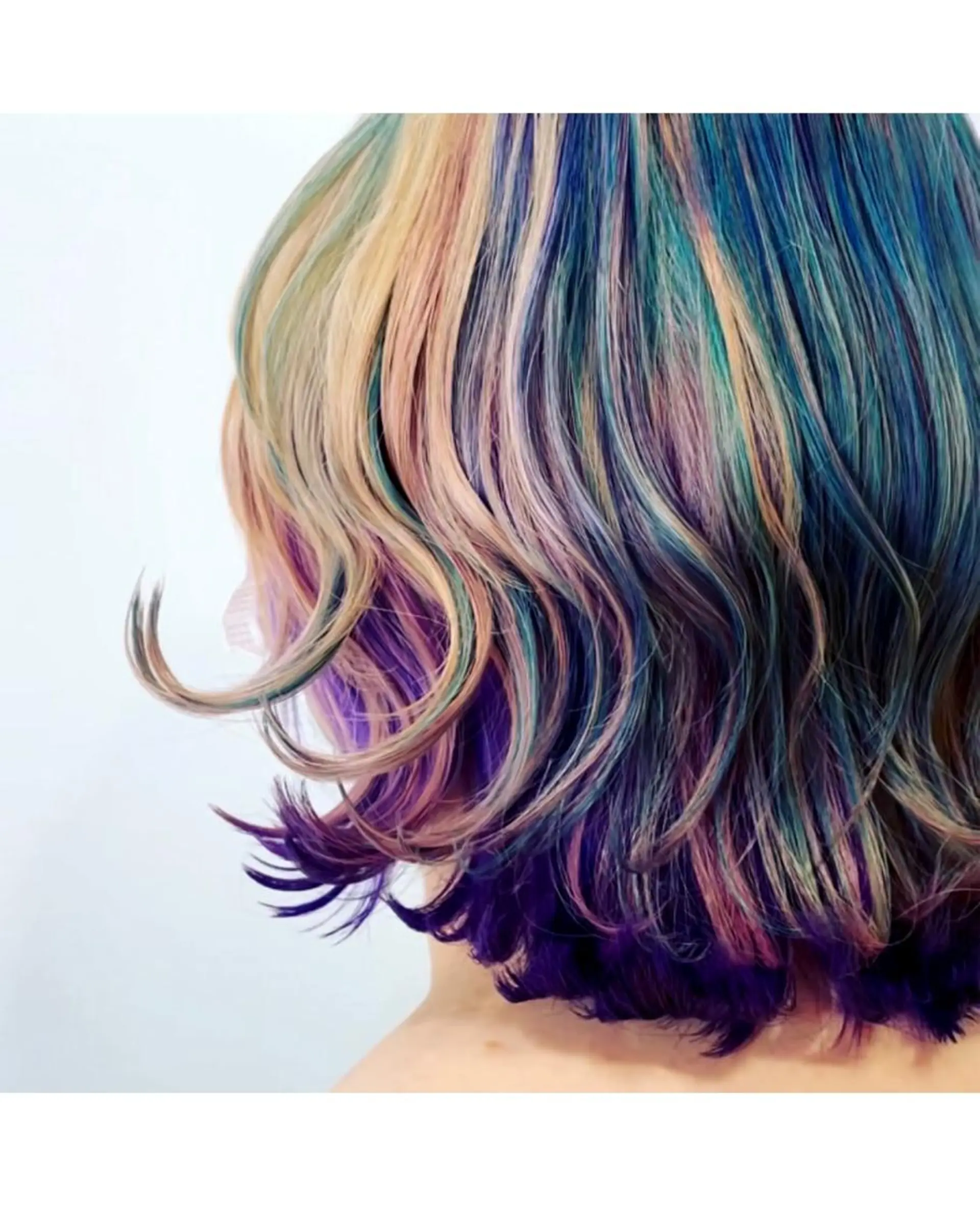 ショート カラー ユニコーンカラー ✨髪質改善特化サロン ✨グシユキヤ✨のヘアスタイル