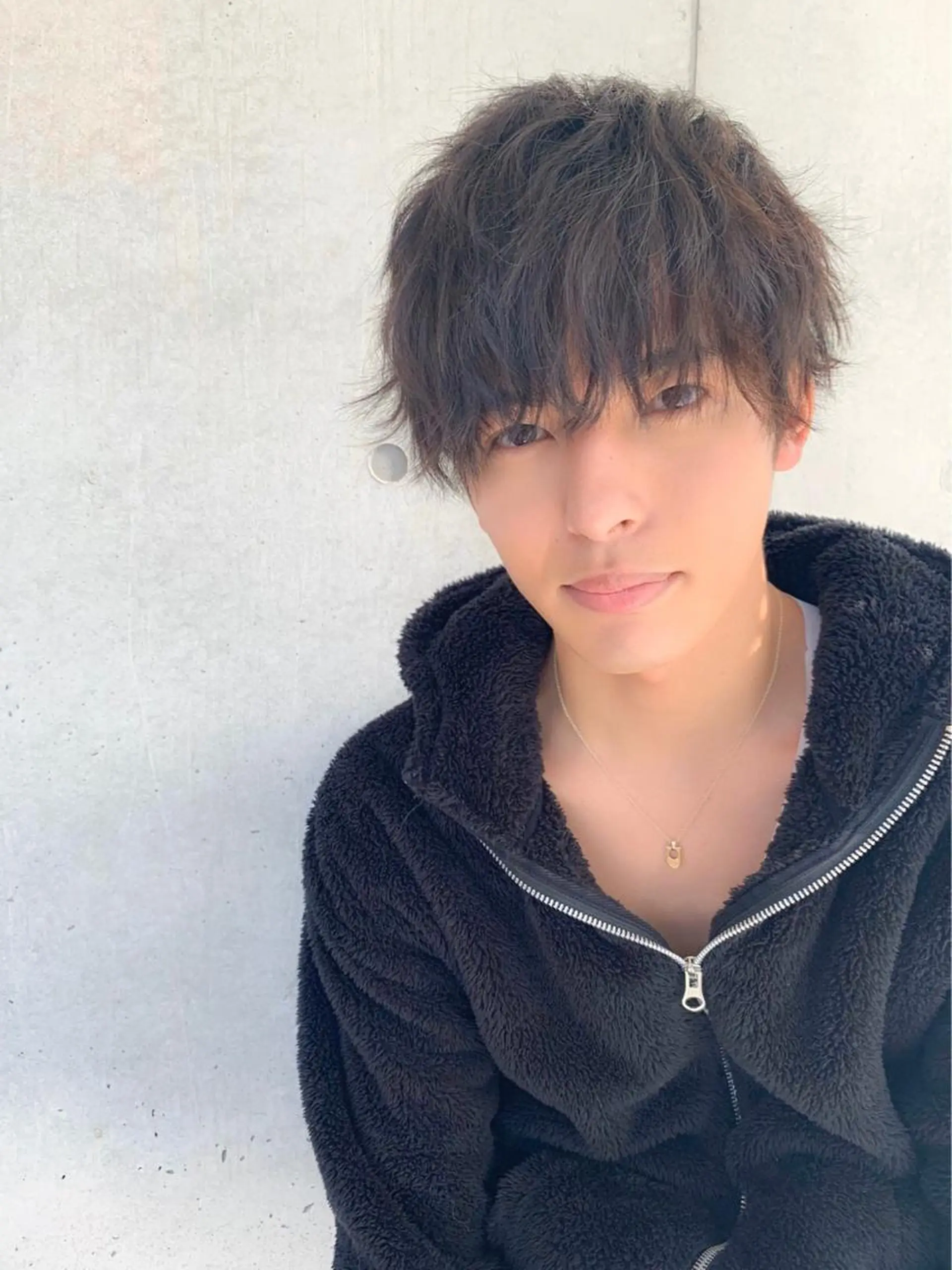 ショート カラー パーマ ヘアアレンジ メンズ キッズ 🟦ニュアンス/メン ズパーマ横浜🟦のヘアスタイル