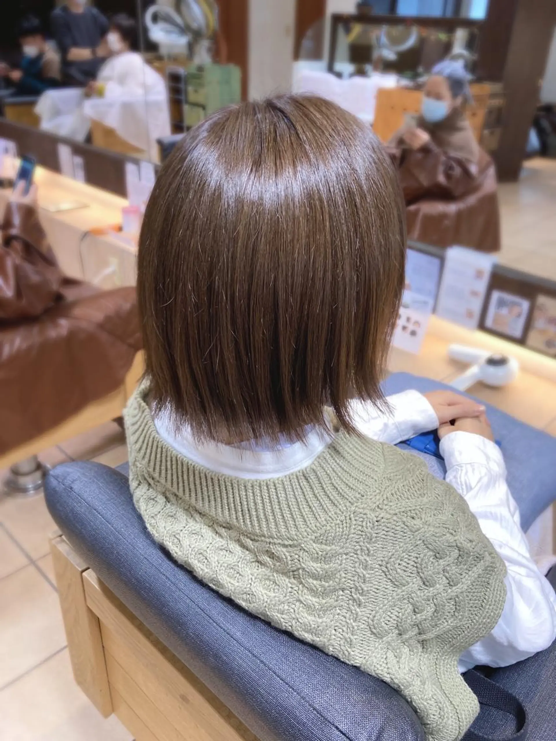 ショート カラー カット ヘアカラー トリートメント 奥谷 美代子のヘアスタイル