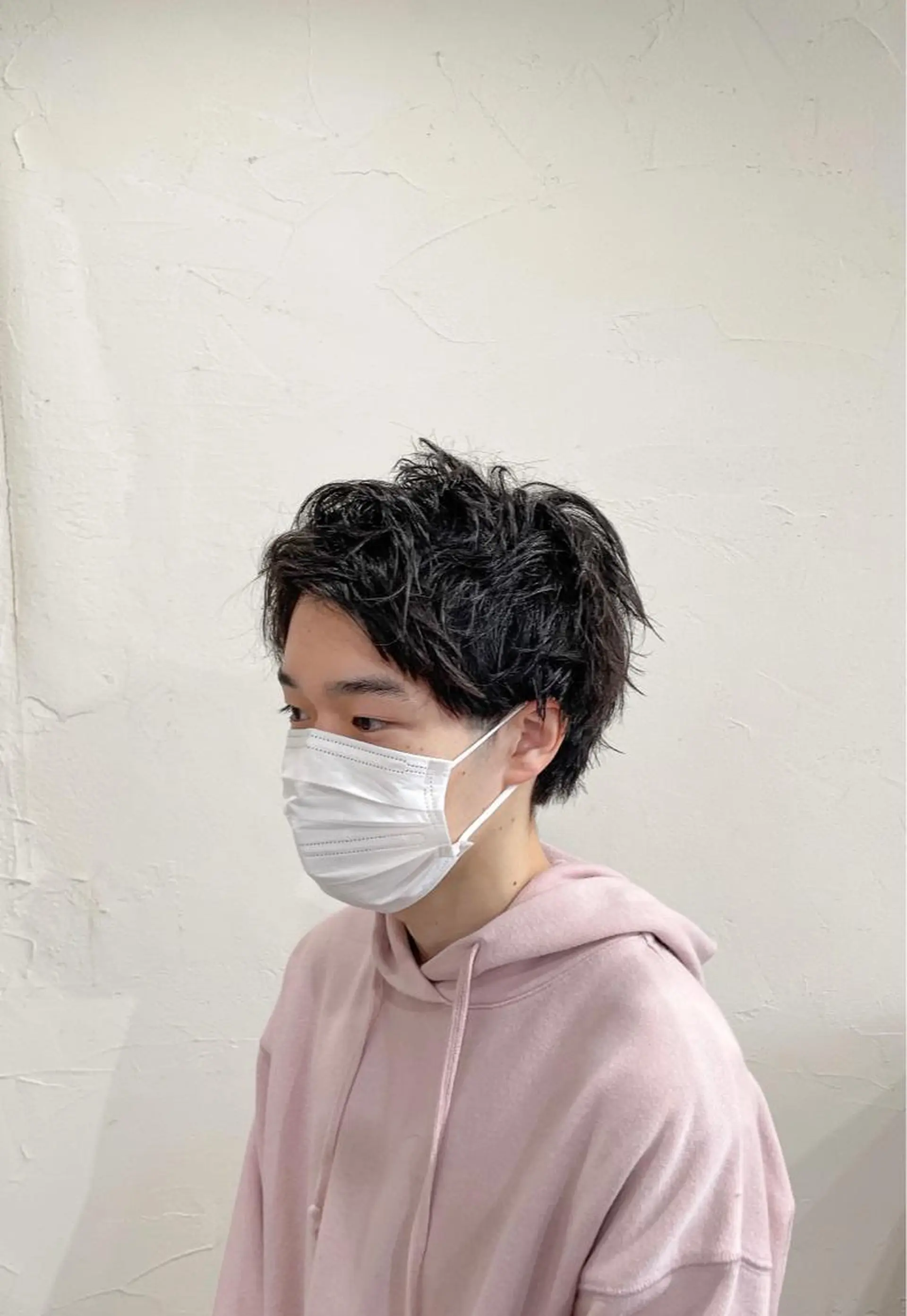 ショート メンズ アップバング かんばら りょーいのヘアスタイル