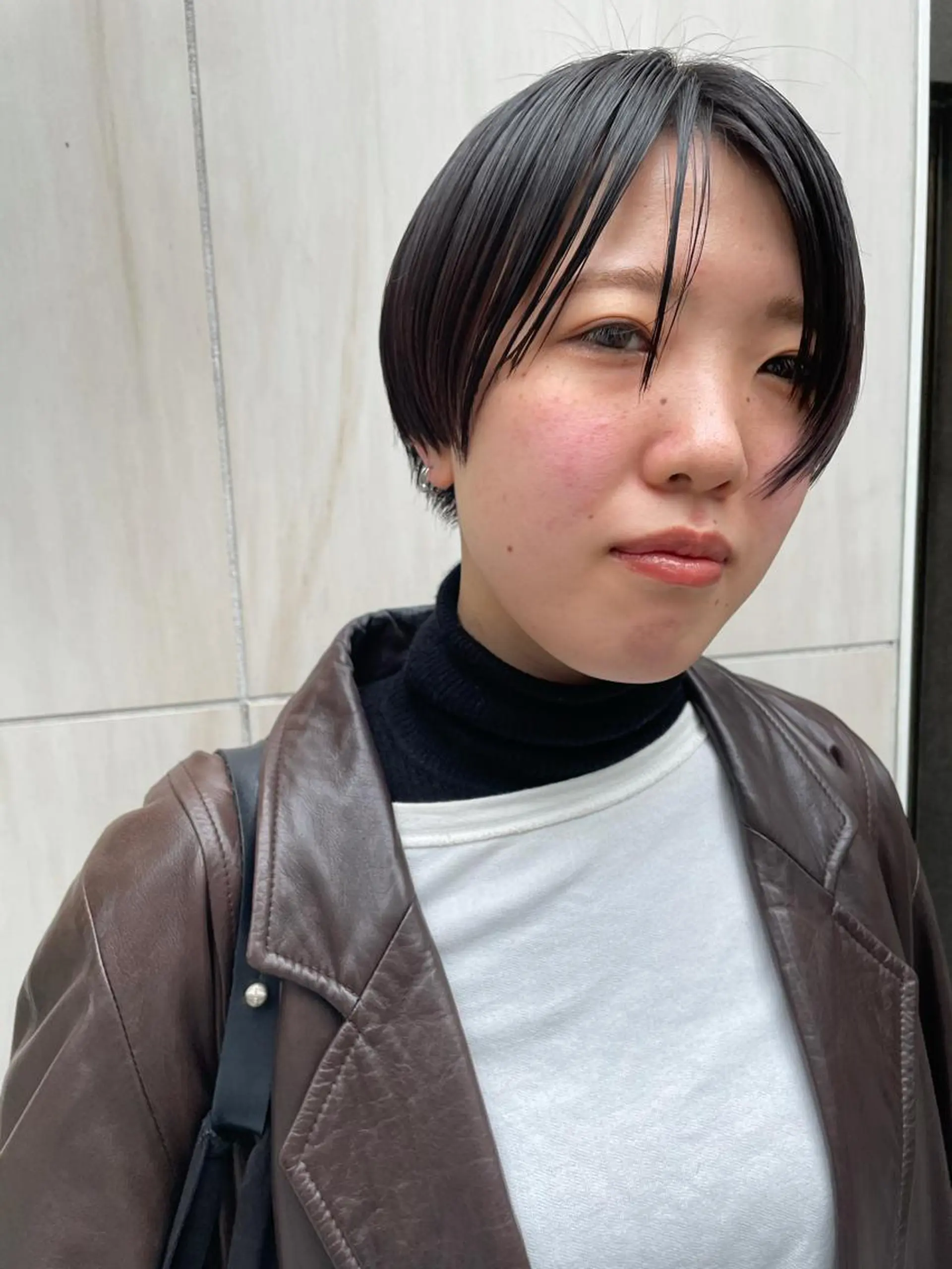 ショート カラー パーマ ヘアアレンジ メンズ キッズ ネイル マツエク・マツパ ハンサムショート ショートヘア ショートネイル カット ヘアカラー トリートメント tatsumi/ボブ ウルフ/レイヤーのヘアスタイル