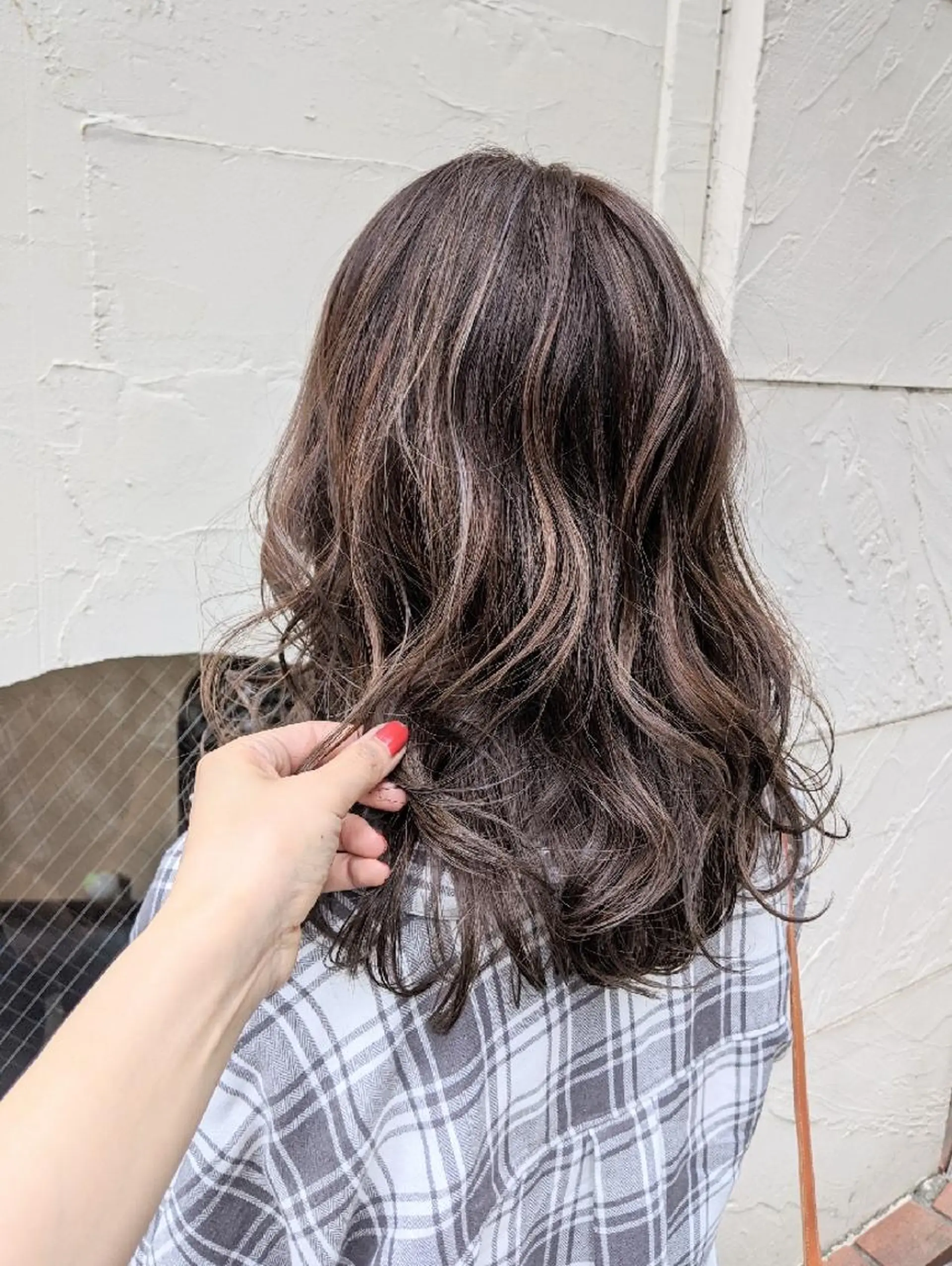 セミロング カラー ハイライトカラー ハイライト カット ヘアカラー ヘアセット Ruheplatz所属・HIKARI＠ Ruheplatzのヘアスタイル