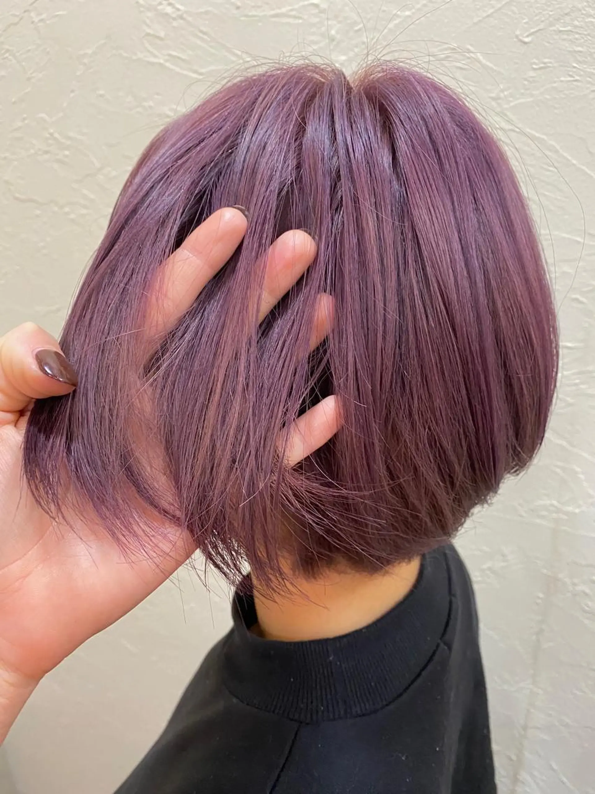 ショート カラー ブリーチ ピンクカラー ヘアカラー トリートメント ENIF ヤマグチアツコのヘアスタイル