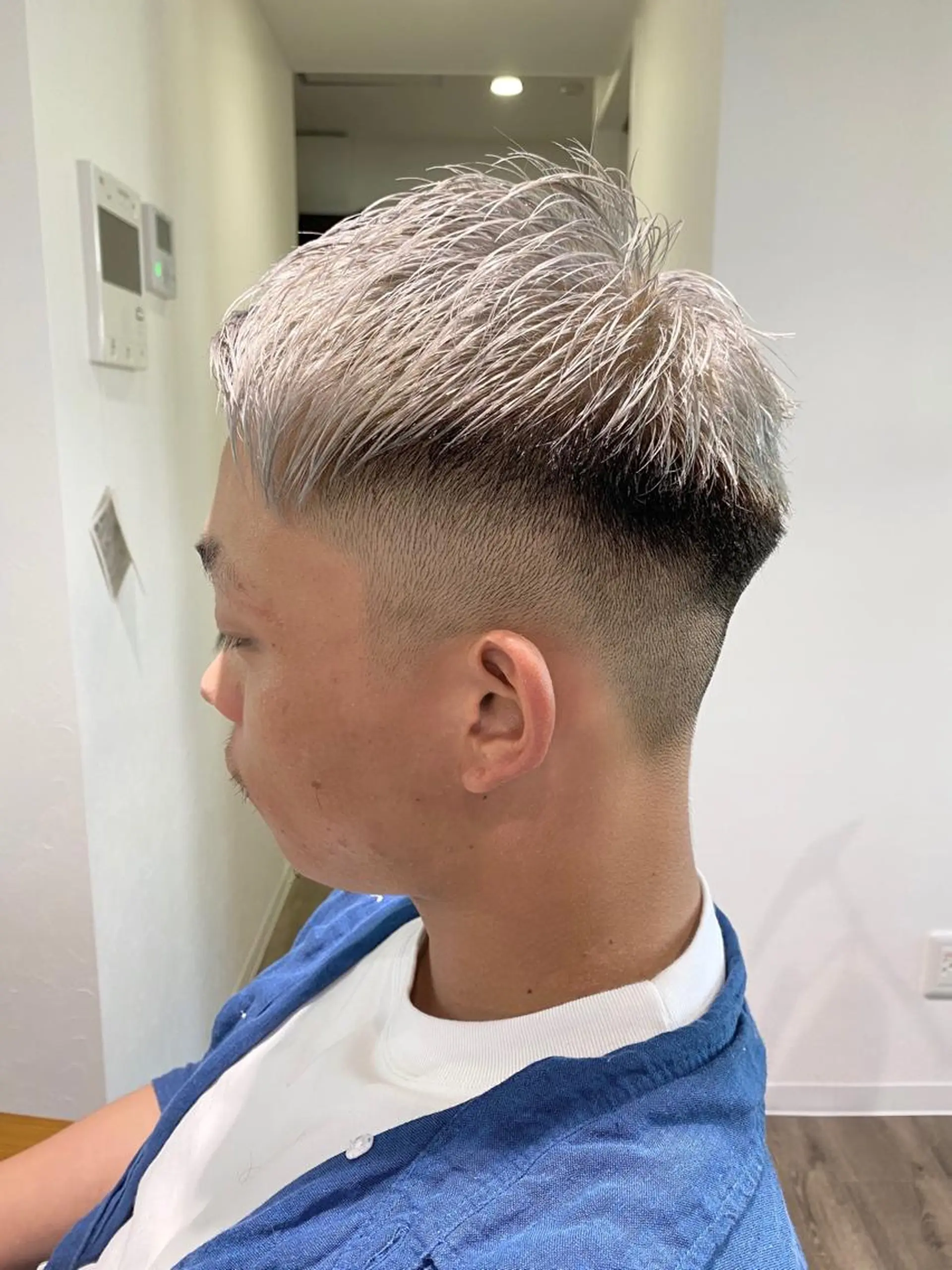 メンズ フェードカット 粕川 達哉のヘアスタイル