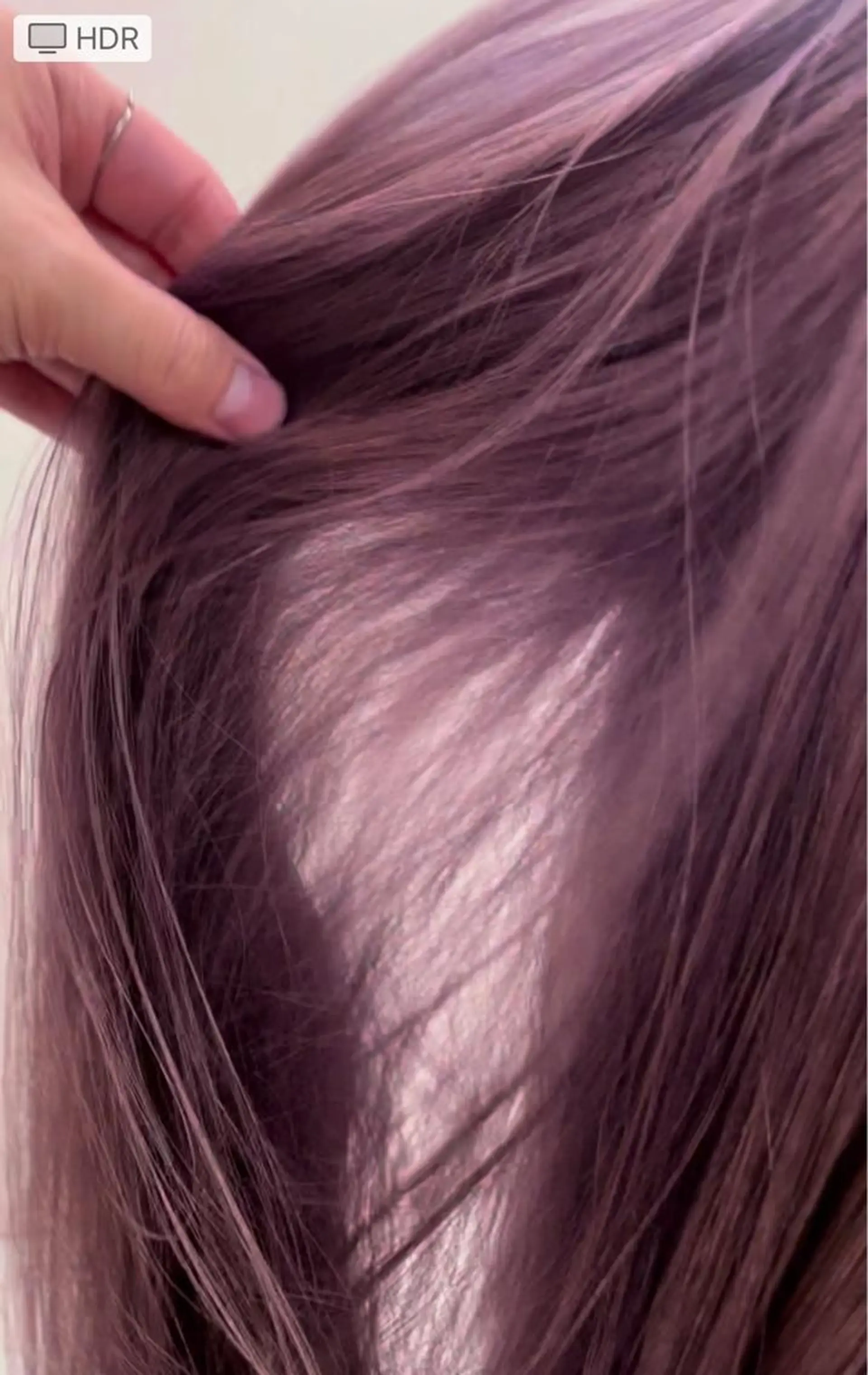 ロング カラー パープルカラー カット ヘアカラー ケアカラー×髪質改善 🌙OKUBO🌙のヘアスタイル