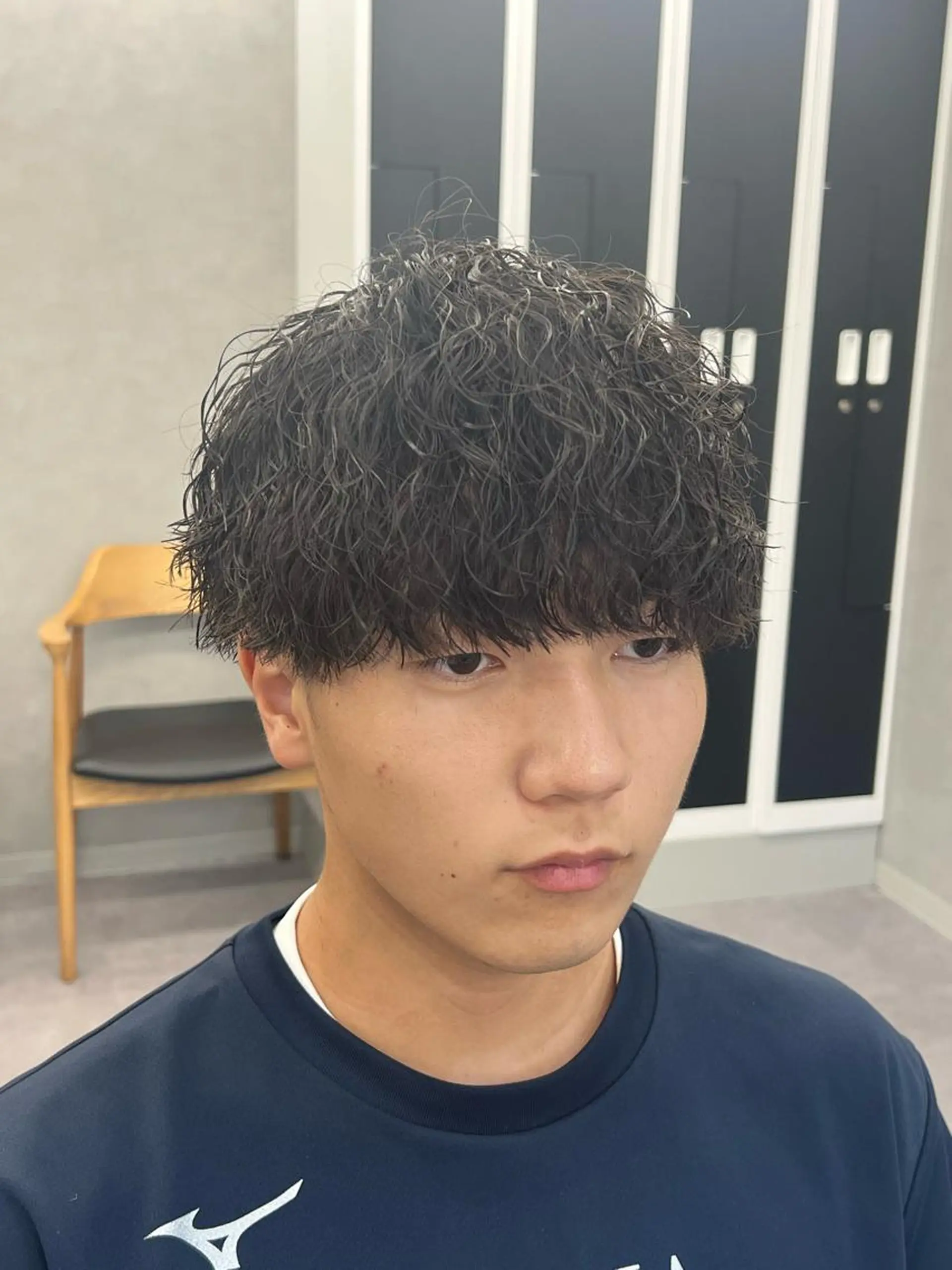 パーマ メンズ 浜野 泰斗のヘアスタイル