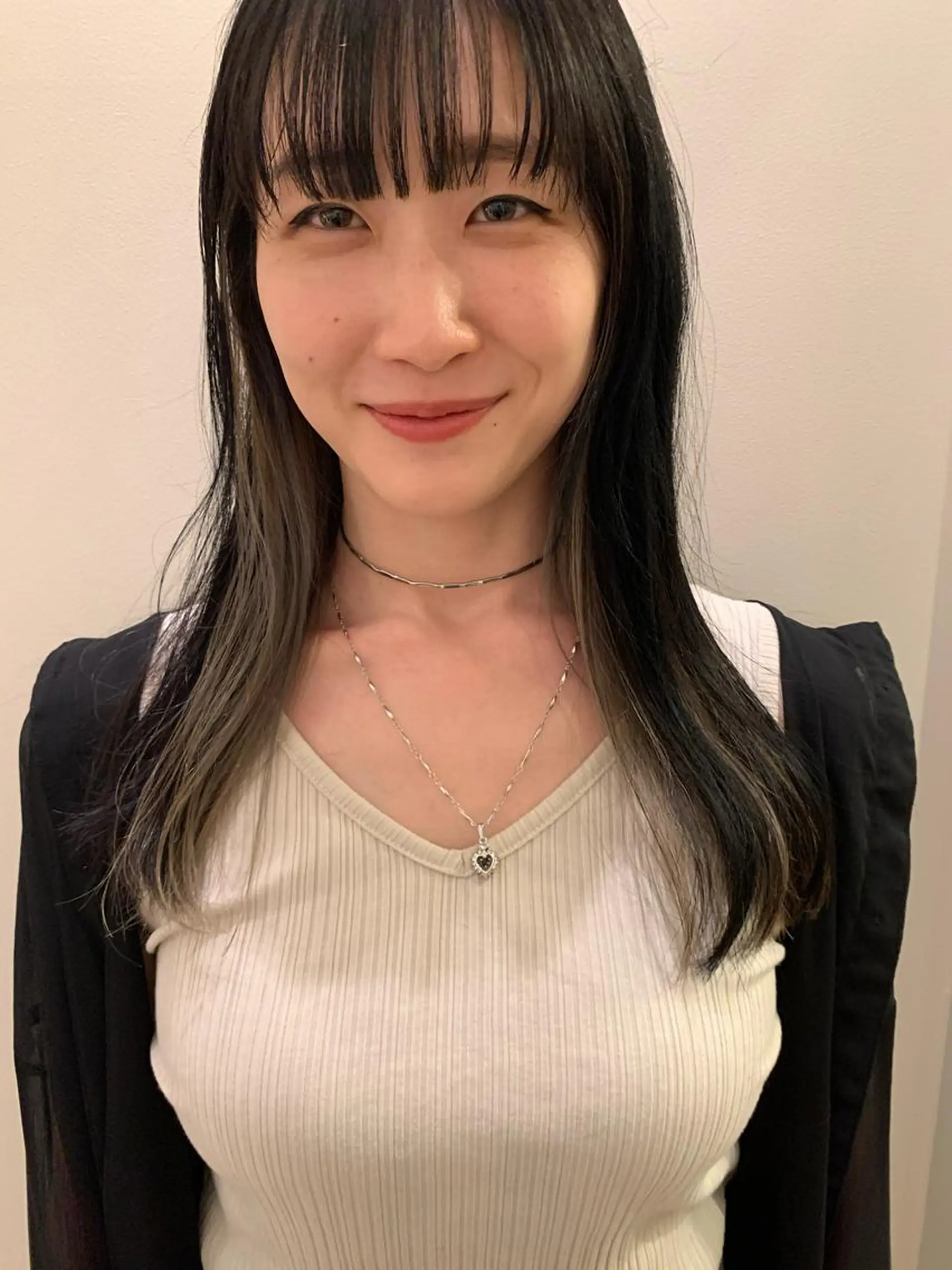 セミロング カラー la fith所属・rico_by ヘアとアイブロウのヘアスタイル