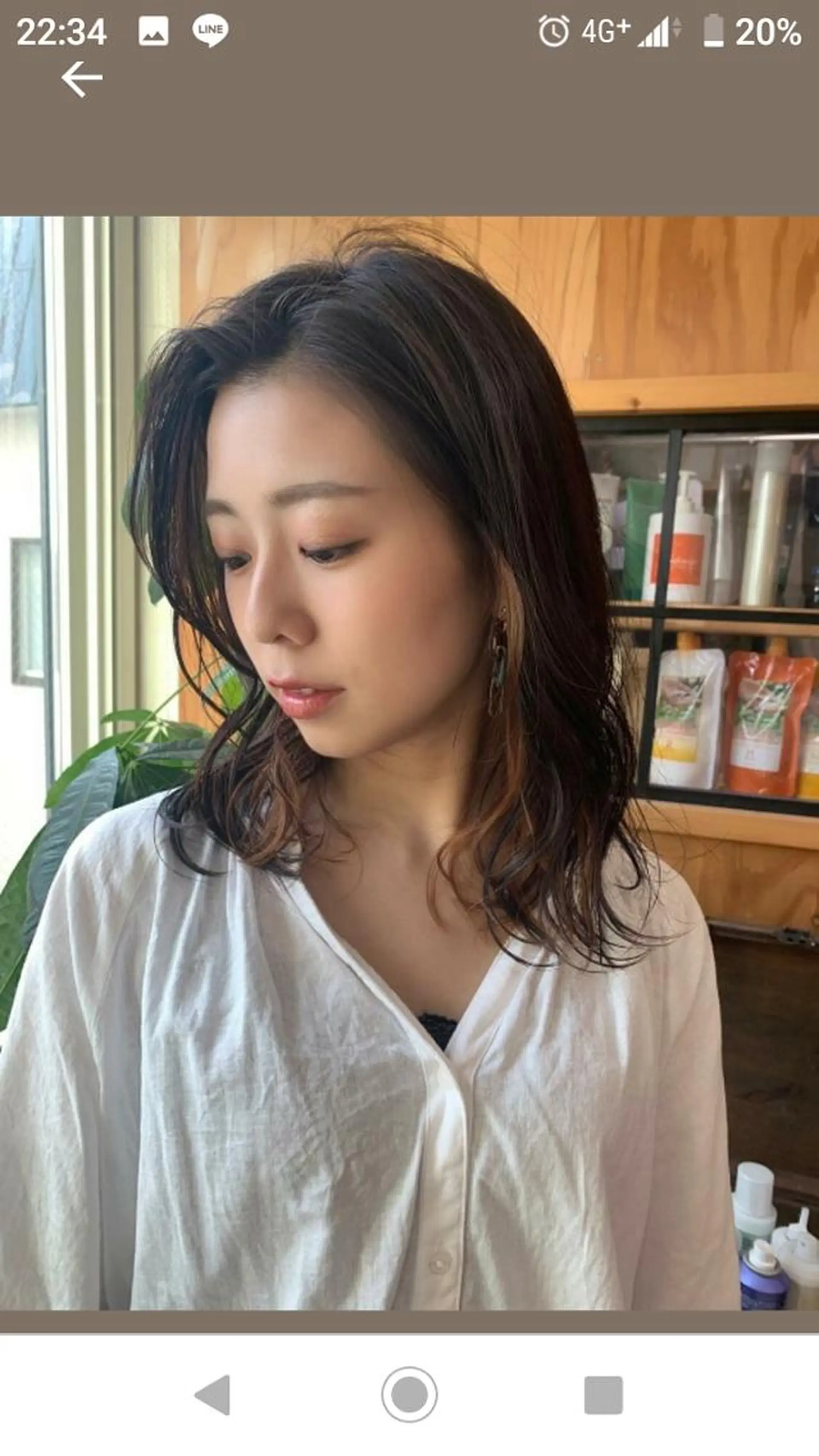 ミディアム カラー 髪質改善/美髪 艶カラーLillyのヘアスタイル