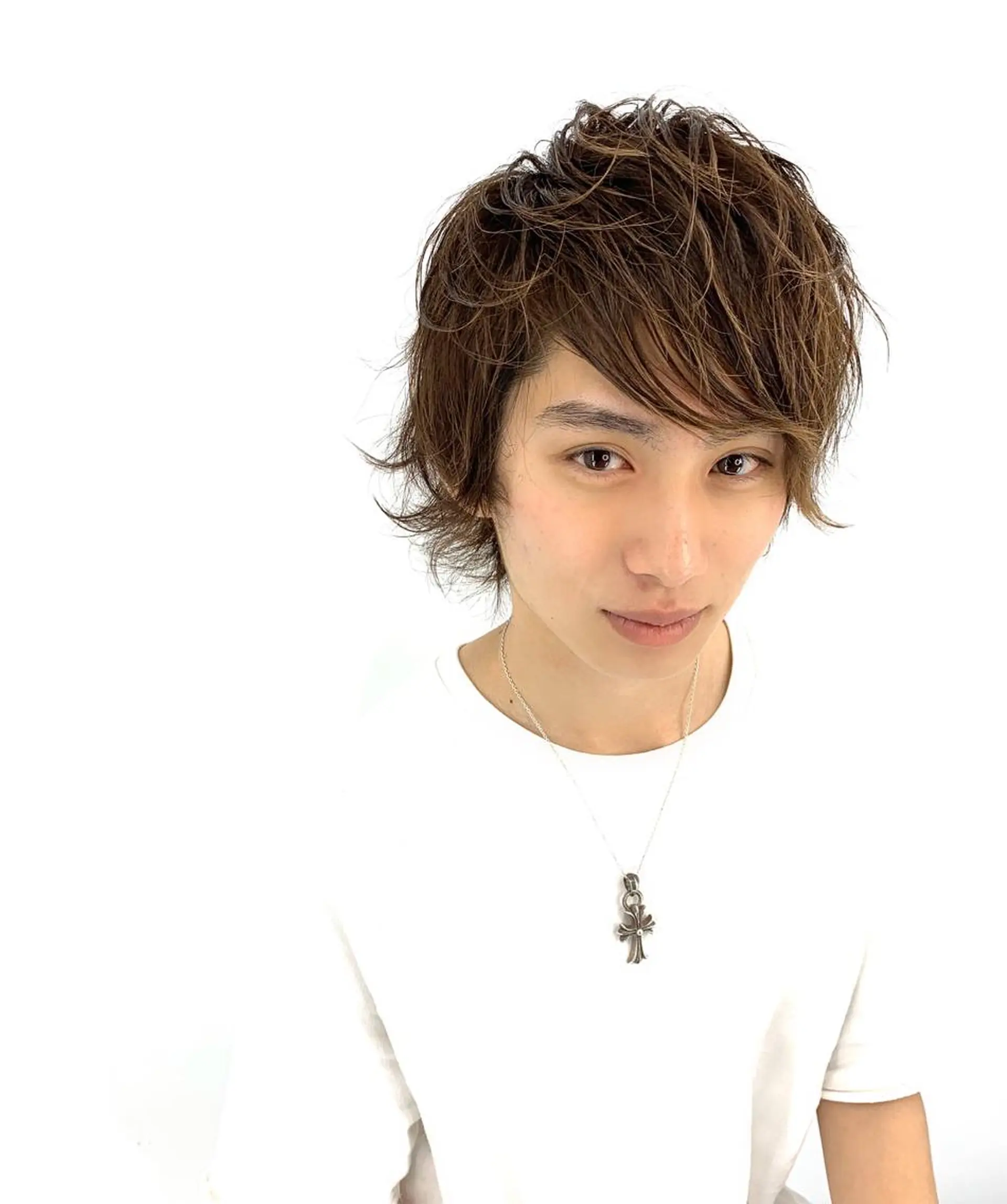 パーマ メンズ カット パーマ 柏メンズカットパーマ NO.1タイチのヘアスタイル