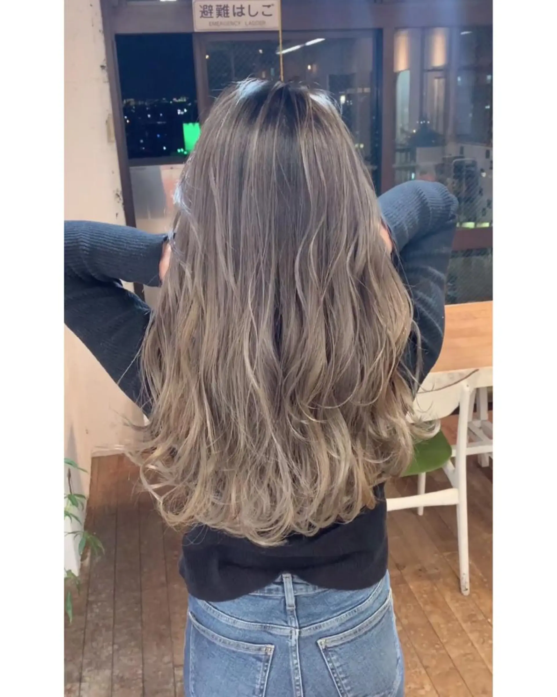 カラー バレイヤージュ ハイライトカラー Beyond（kitaro）所属・石井辰功也 フリーランス美容師のヘアスタイル