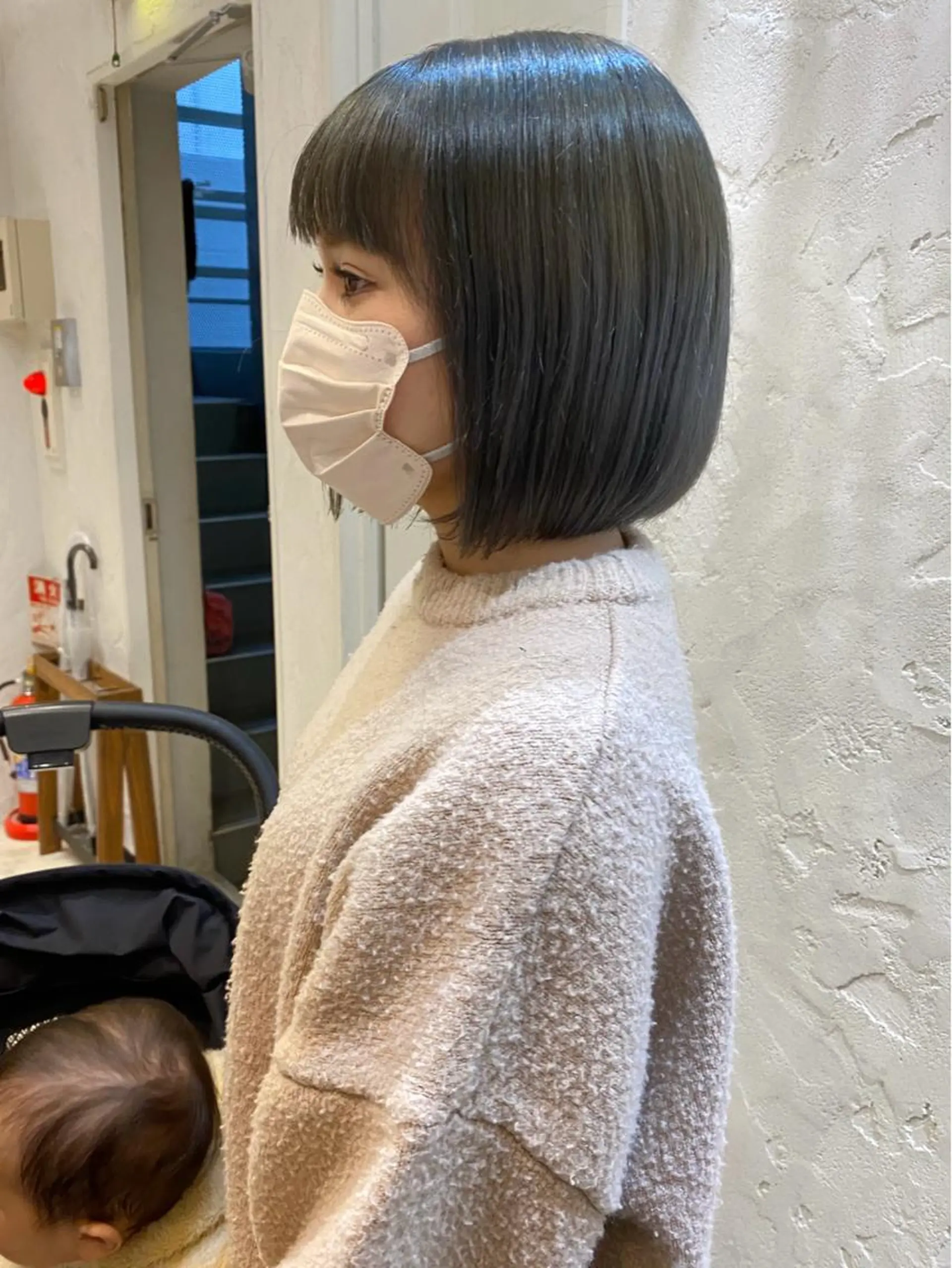 ショート カラー グレージュ オリーブグレージュ オリーブグレー ボブ 🌟アレンジが似合う カラー🌟Rumiのヘアスタイル