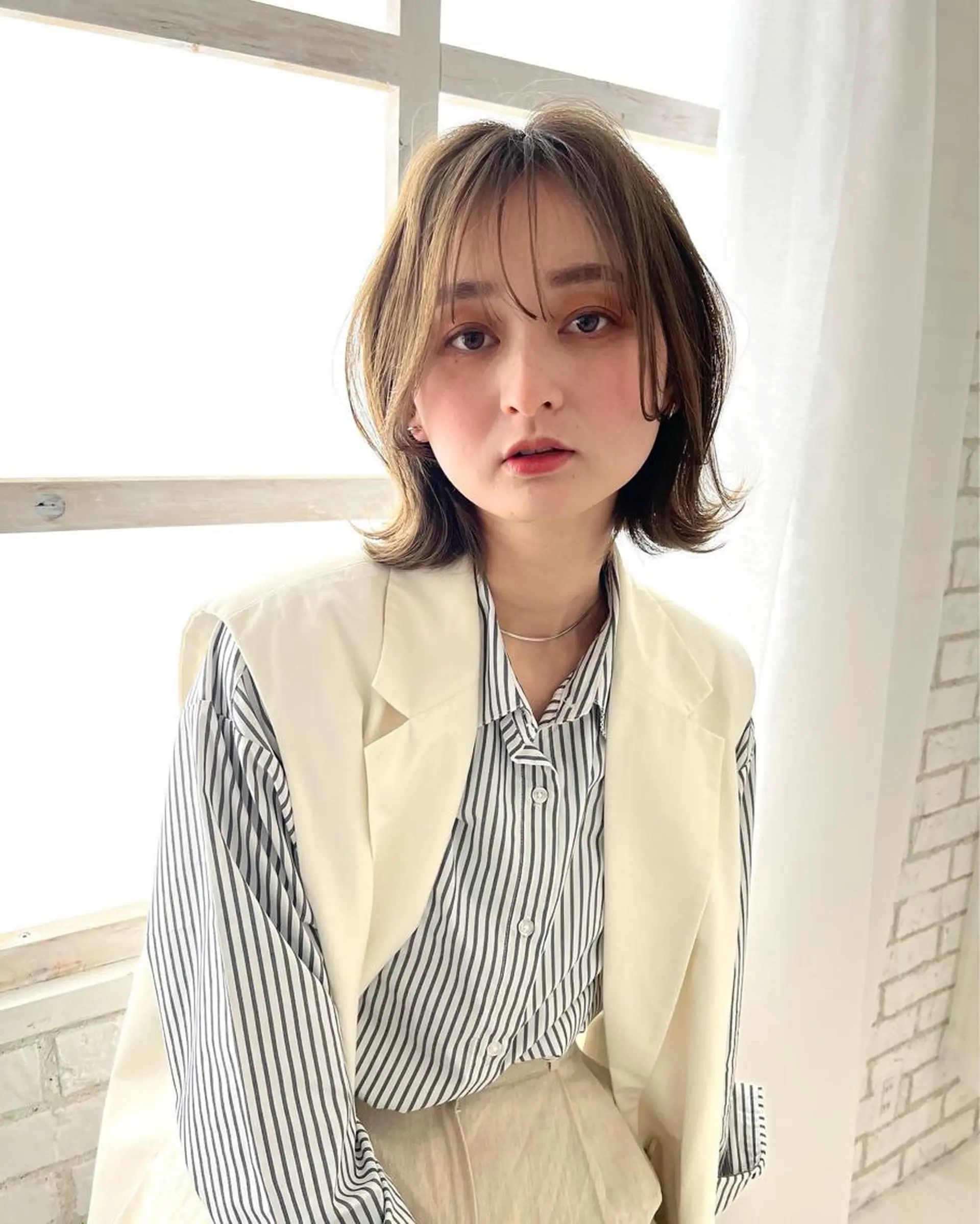 ミディアム 《放出》Forte マネージャー山根英明のヘアスタイル