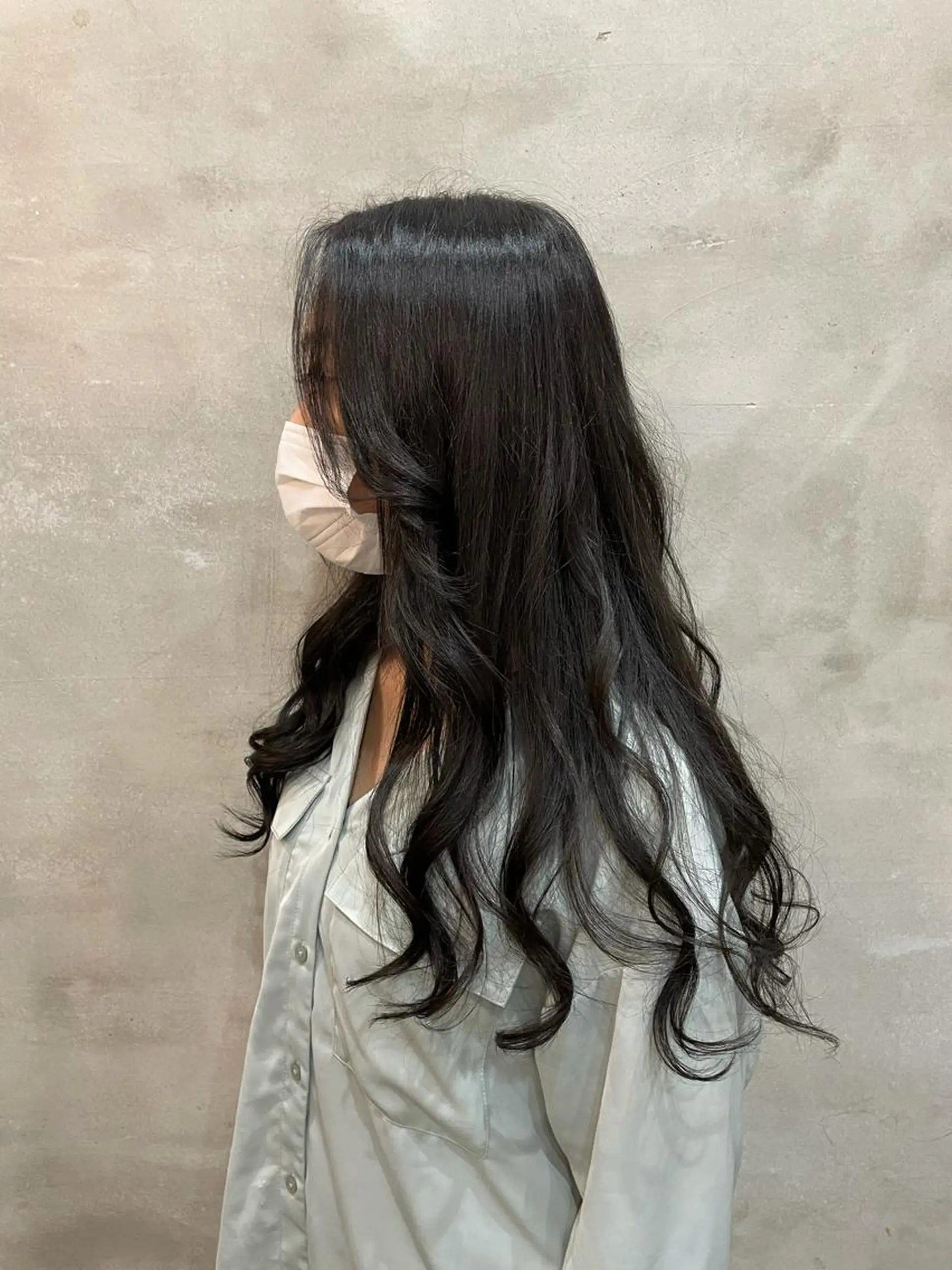 ロング カラー ヘアカラー トリートメント 【ピンク/韓国ヘア/ ヘアセット】亜海のヘアスタイル