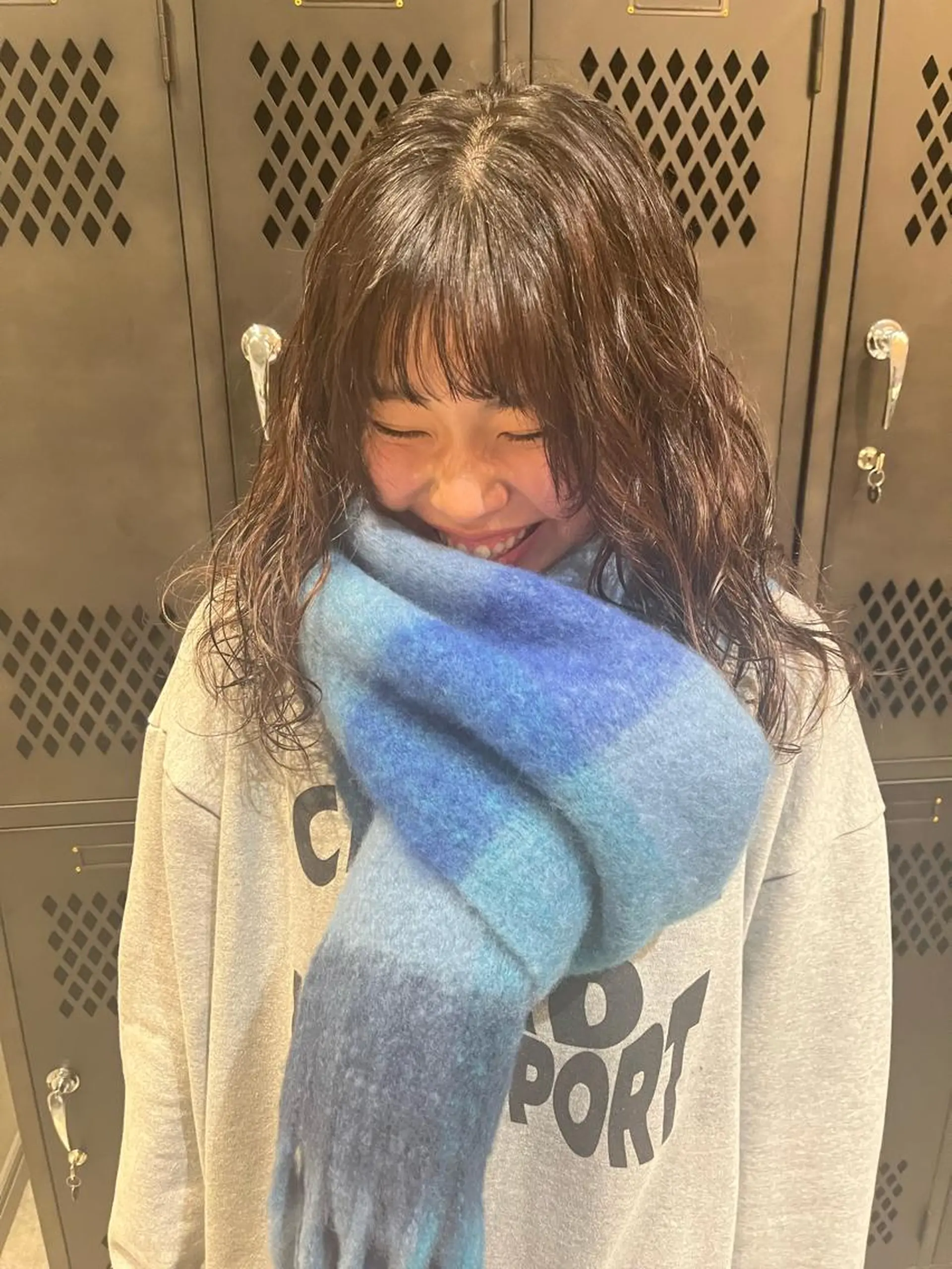 ミディアム ヘアカラー パーマ トリートメント SIKI yuuna レイヤーカット🪽のヘアスタイル