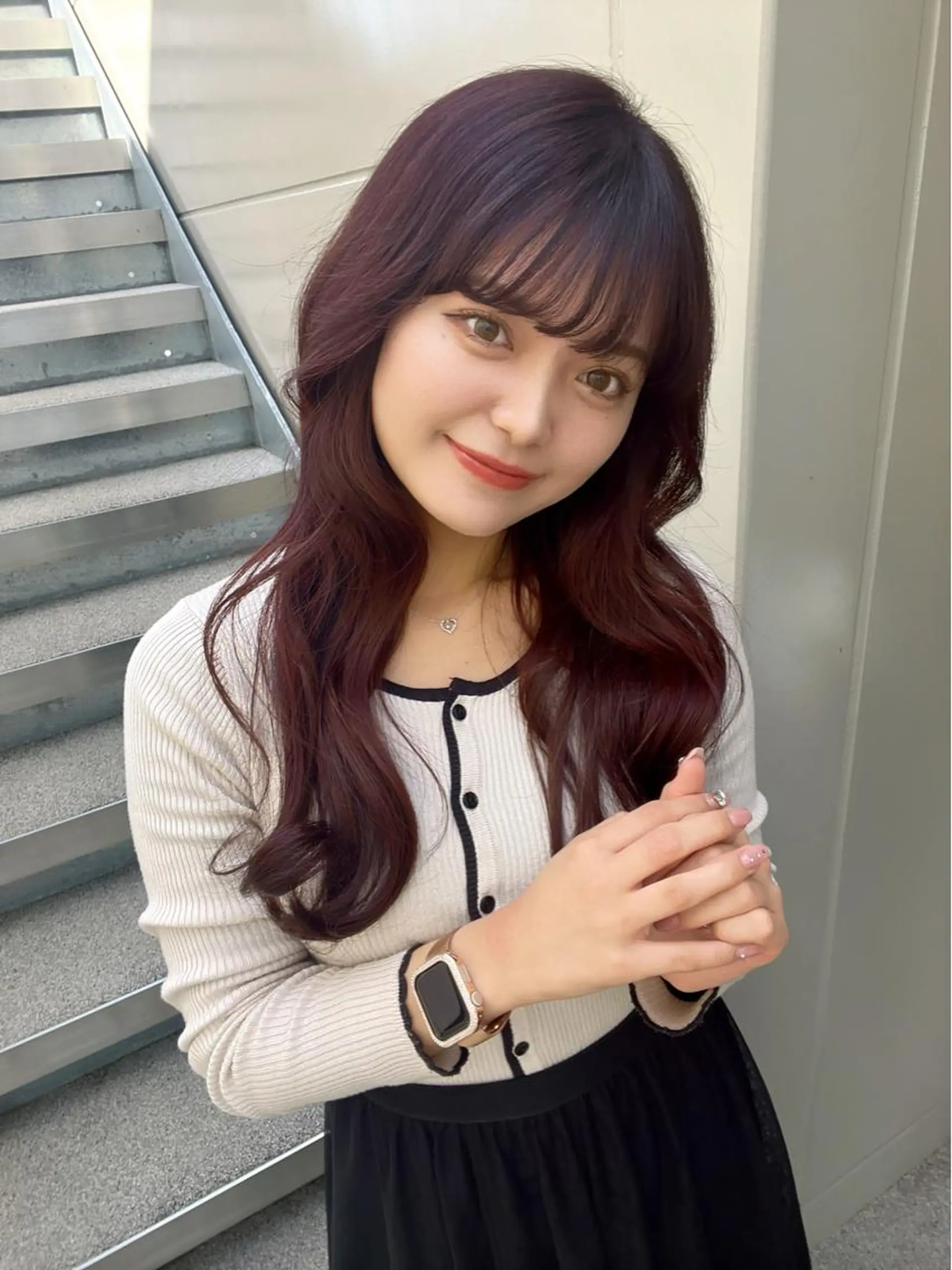 カラー カット ヘアカラー トリートメント 若月 あやかのヘアスタイル