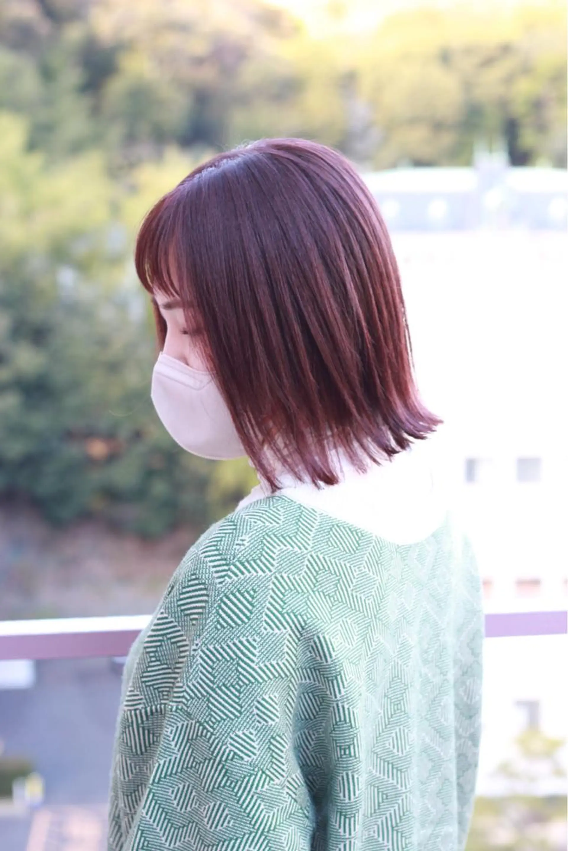 ミディアム カラー ピンクカラー カット ヘアカラー Viage （ビアージュ）のヘアスタイル