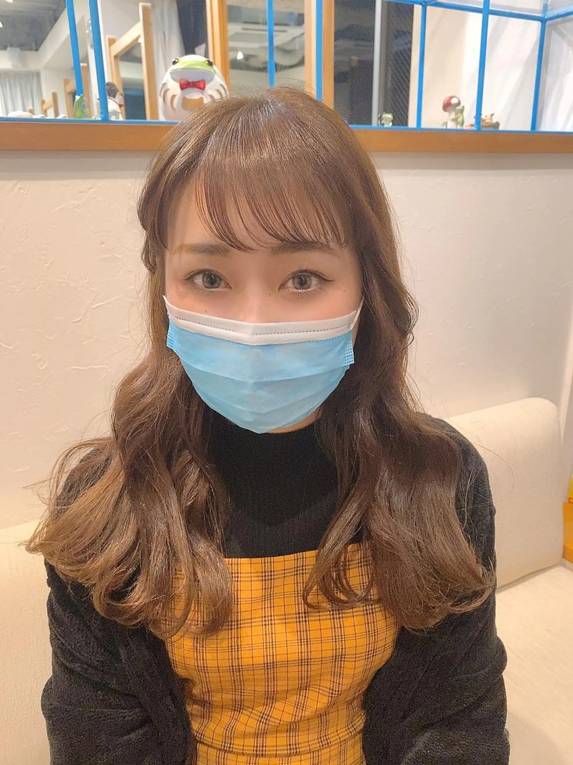 セミロング カラー Ate by little所属・青木 梢のヘアスタイル