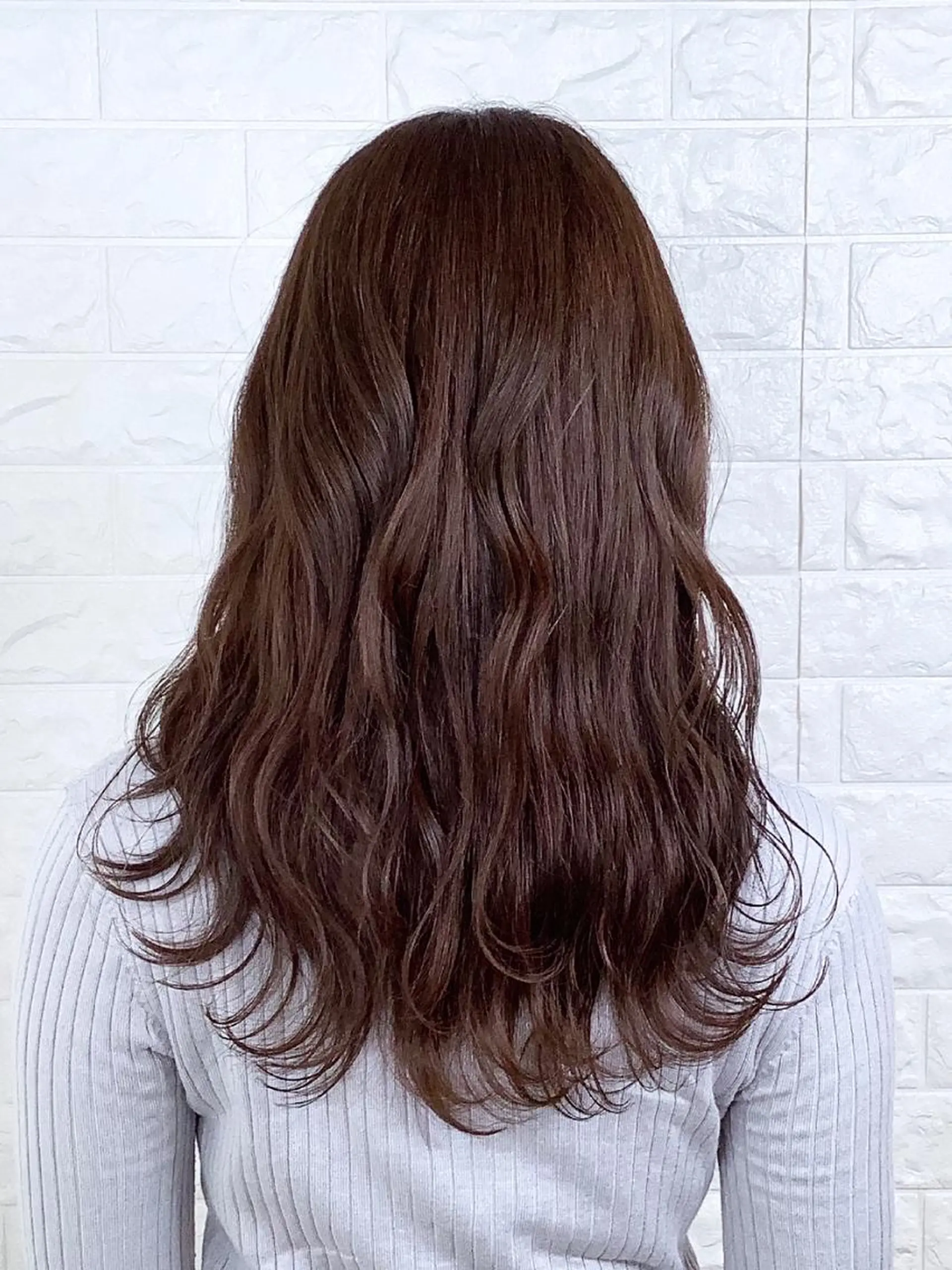 セミロング カラー エイジングケア特化 美容師✂️山崎竜二のヘアスタイル